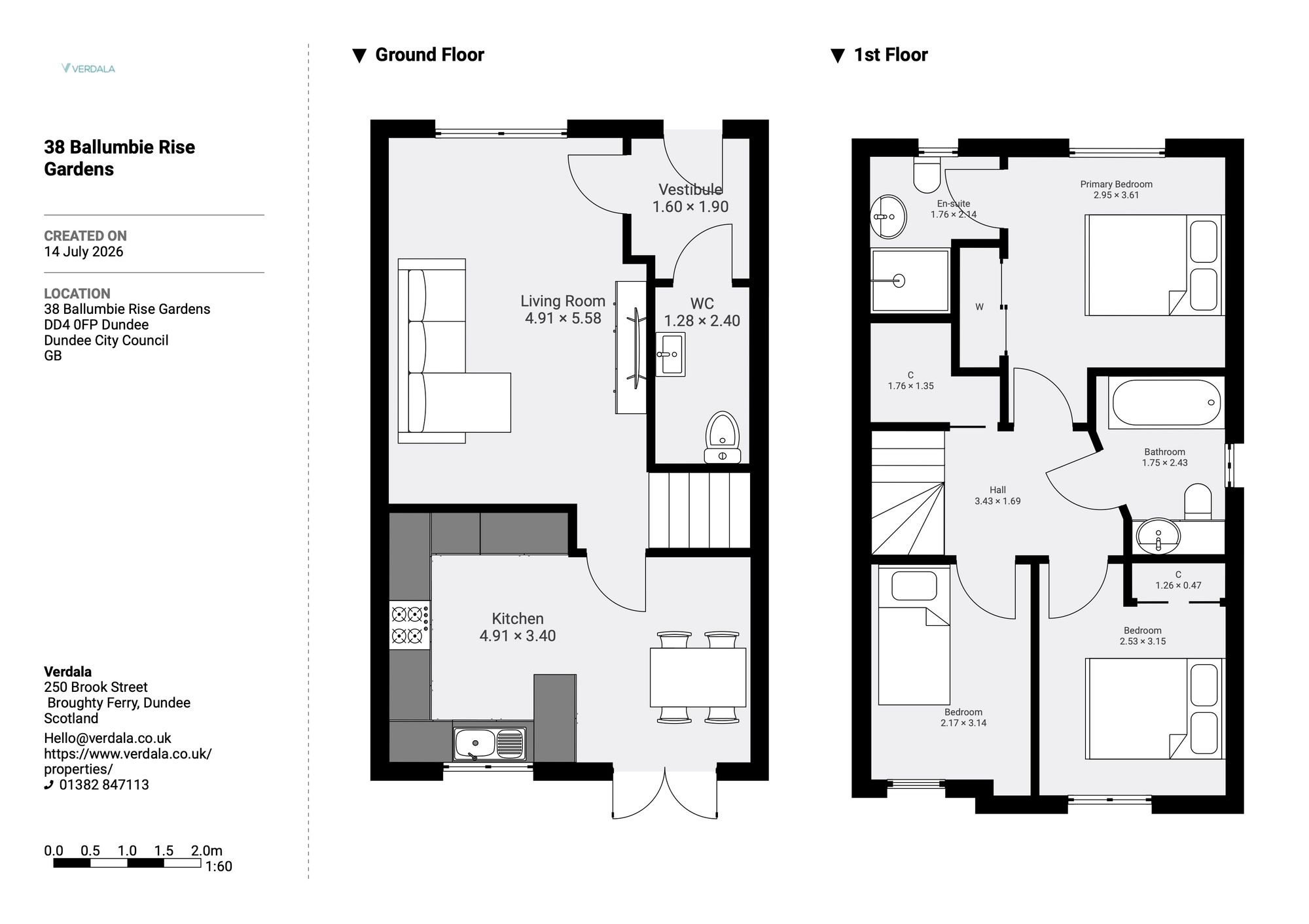 38 Ballumbie Rise Gardens, Dundee floorplan