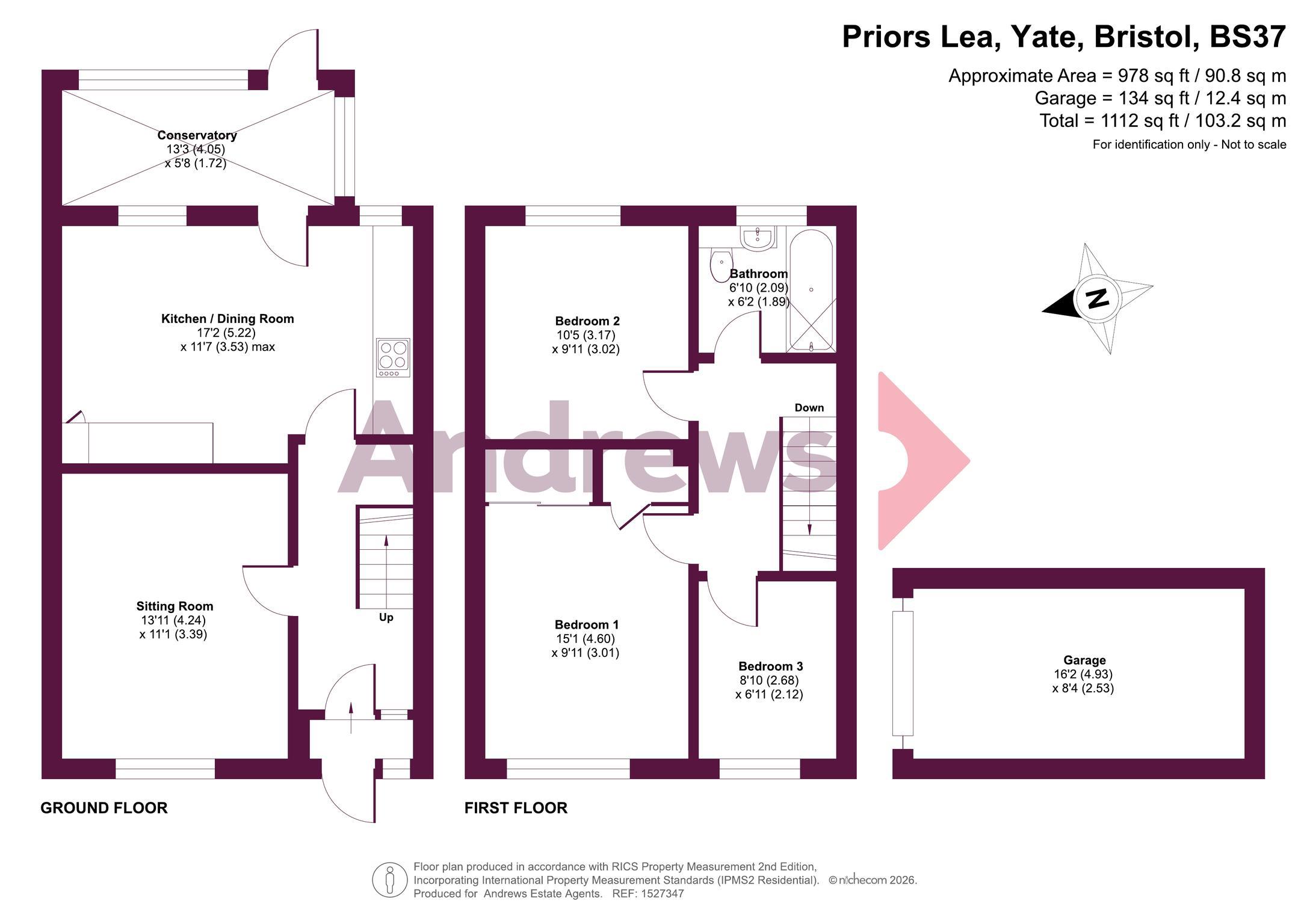 59, Priors Lea, Bristol floorplan