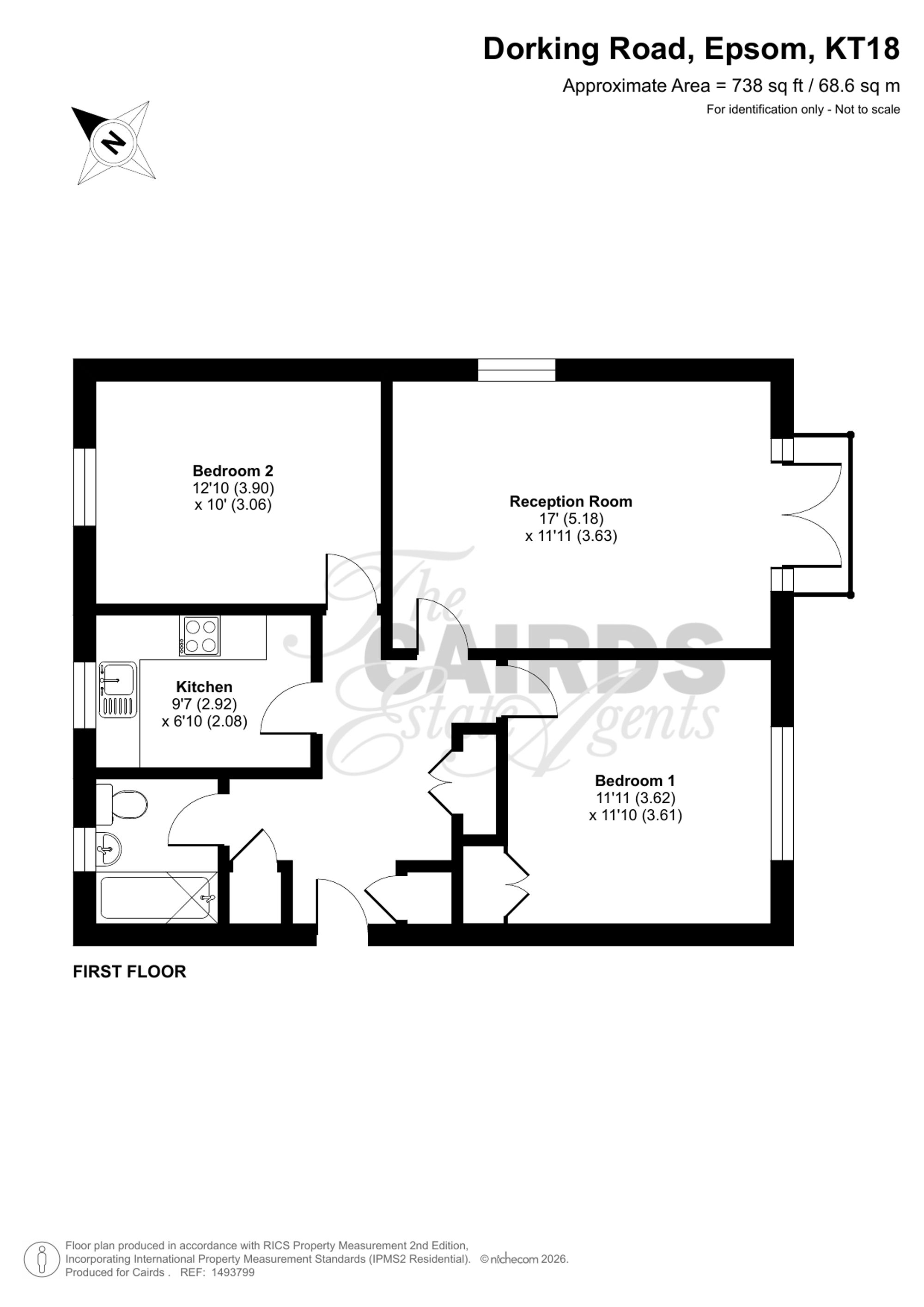 8 Ebbisham Court Dorking Road, Epsom floorplan