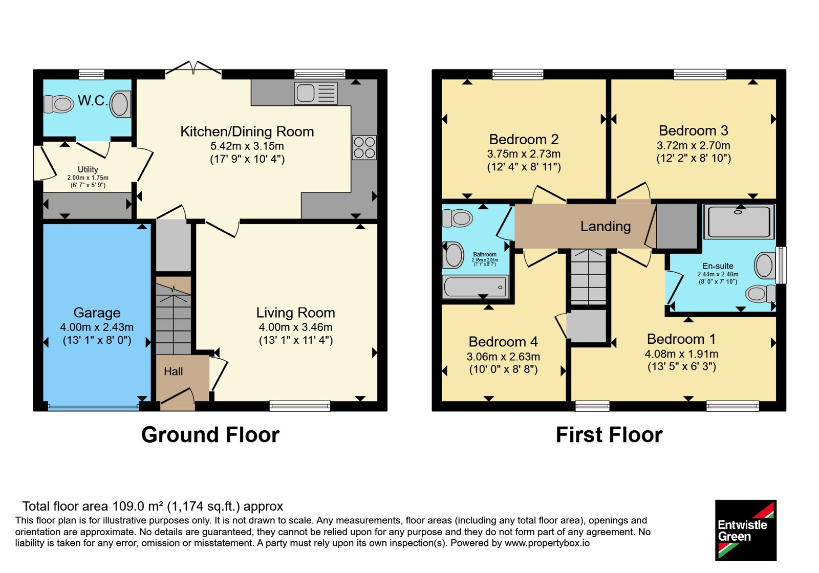 66, Dawson Drive, Lancashire floorplan