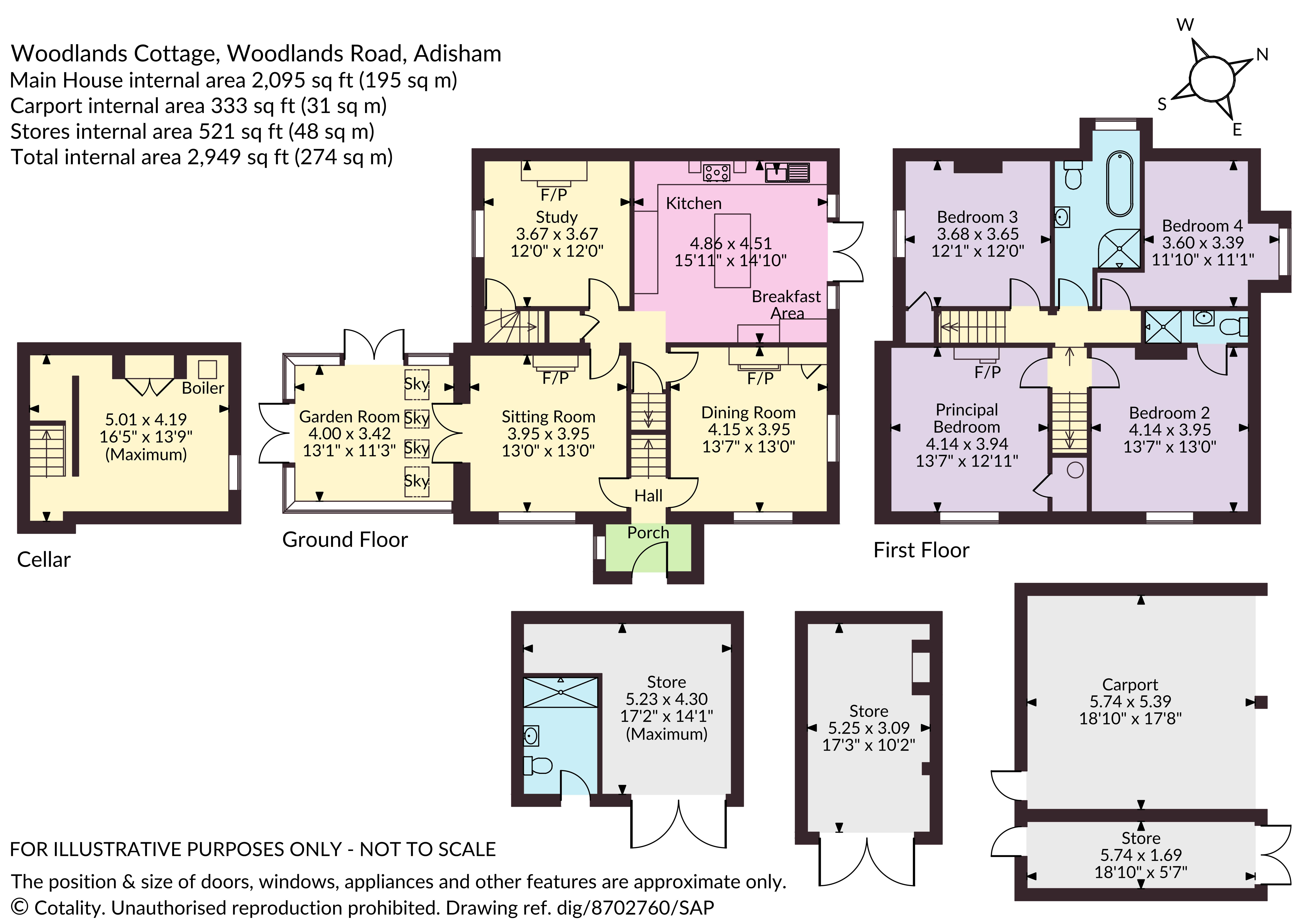 Woodlands Cottage,, Woodlands Road, Canterbury floorplan