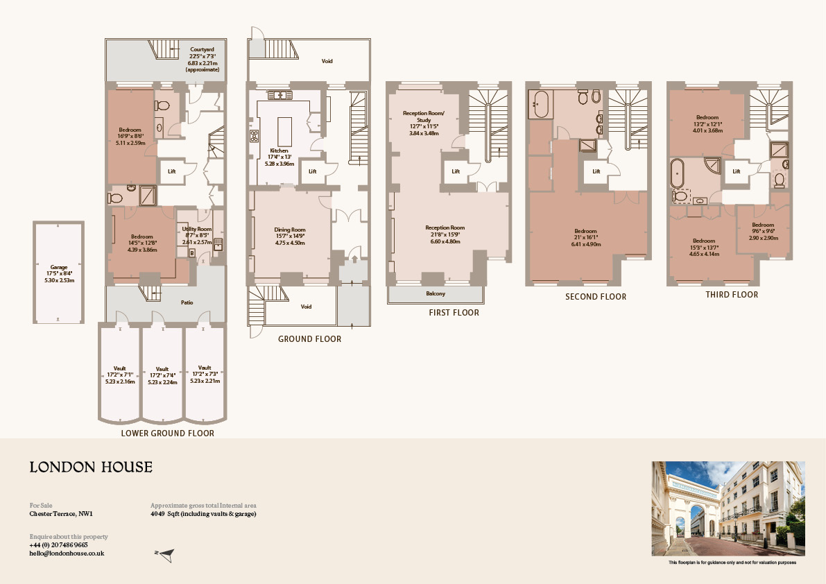 4, Chester Terrace, Regents Park floorplan