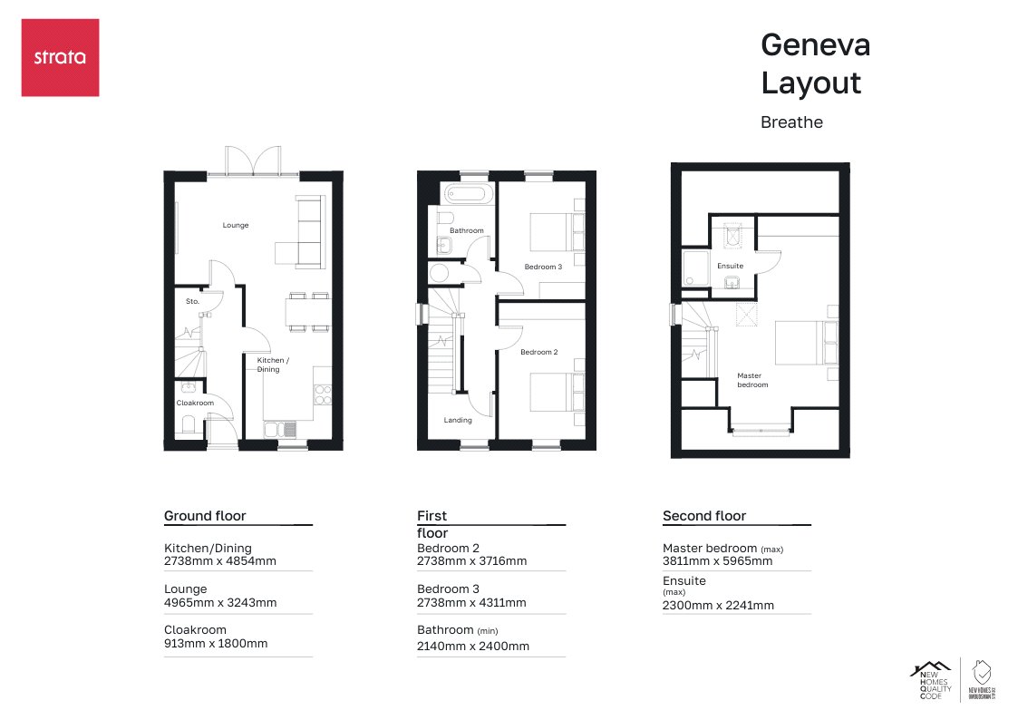The Geneva,, Breathe, Kiveton floorplan