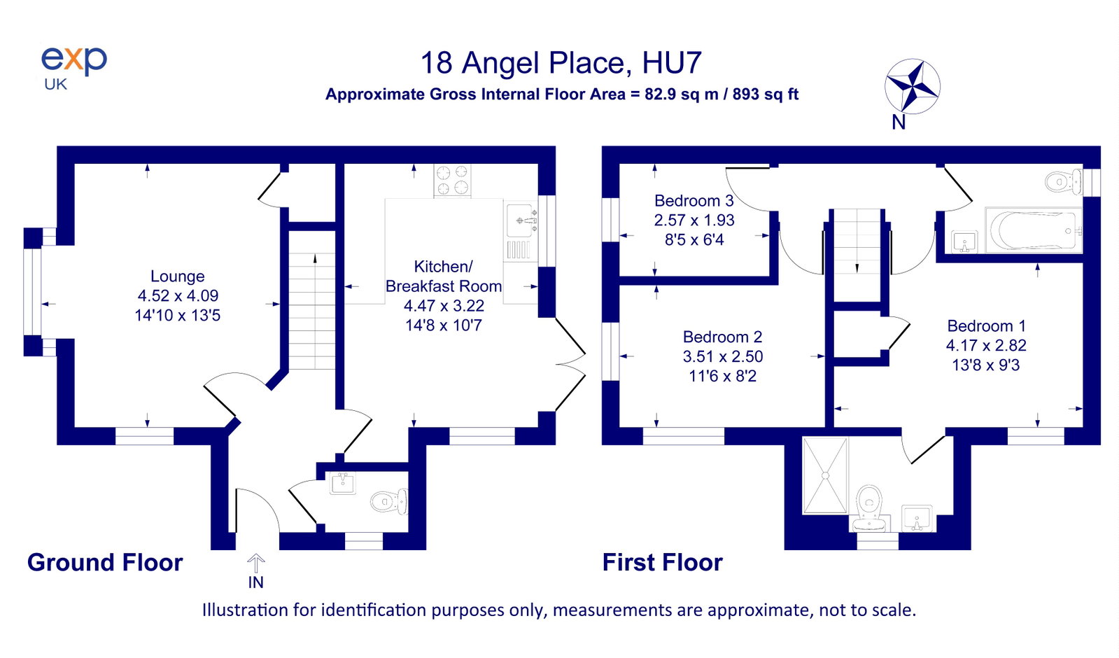 18, Angel Place, Hull floorplan