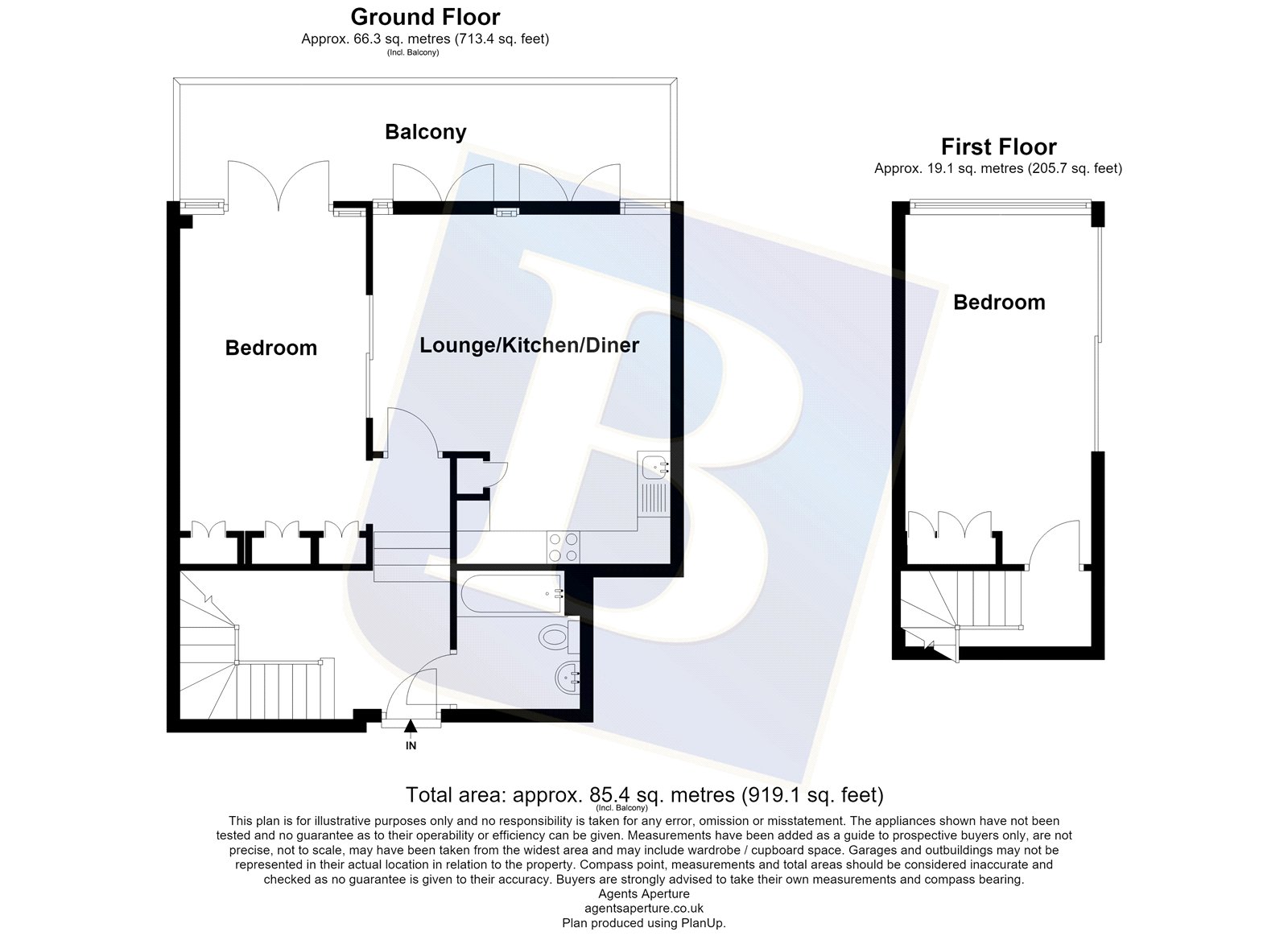 5, Lofthaus Apartments,, 47A Market Place, Romford floorplan