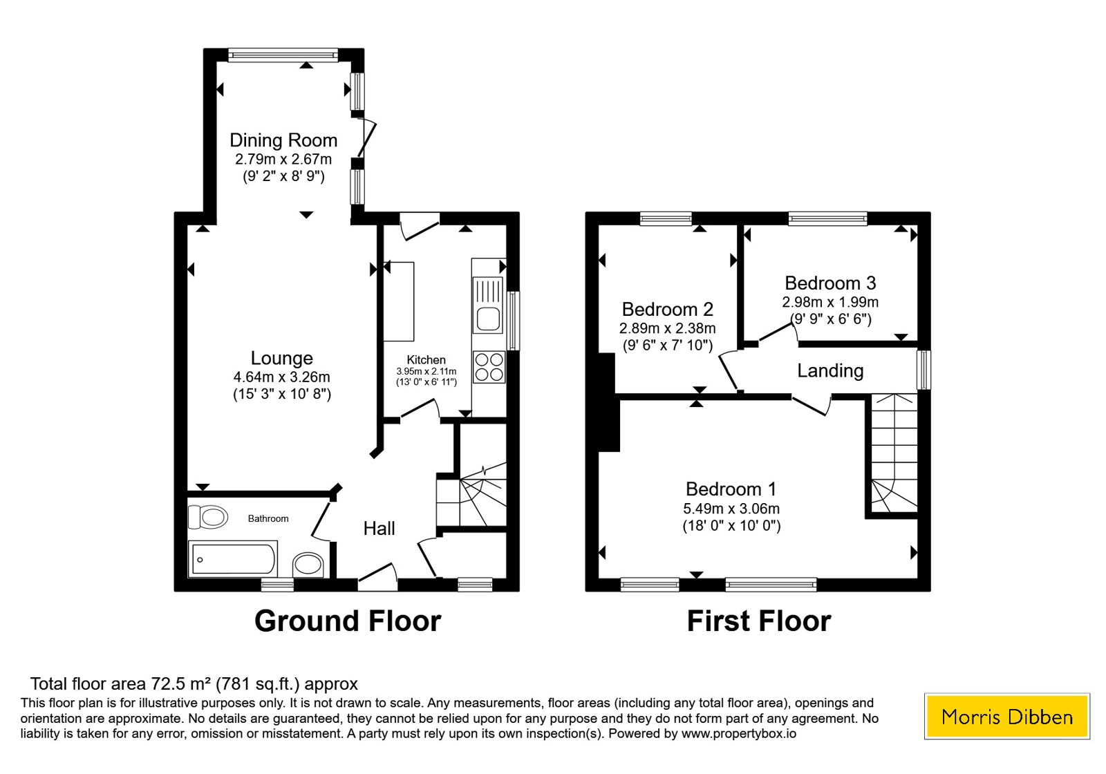 44, Carnation Road, Southampton floorplan