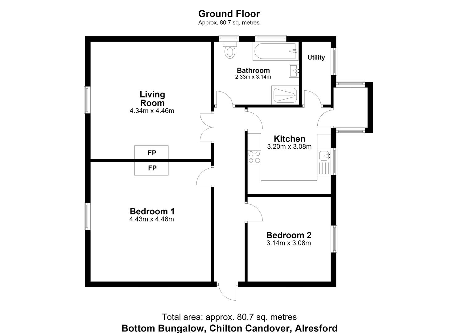 Brynbella, Spiers Lane, Alresford floorplan