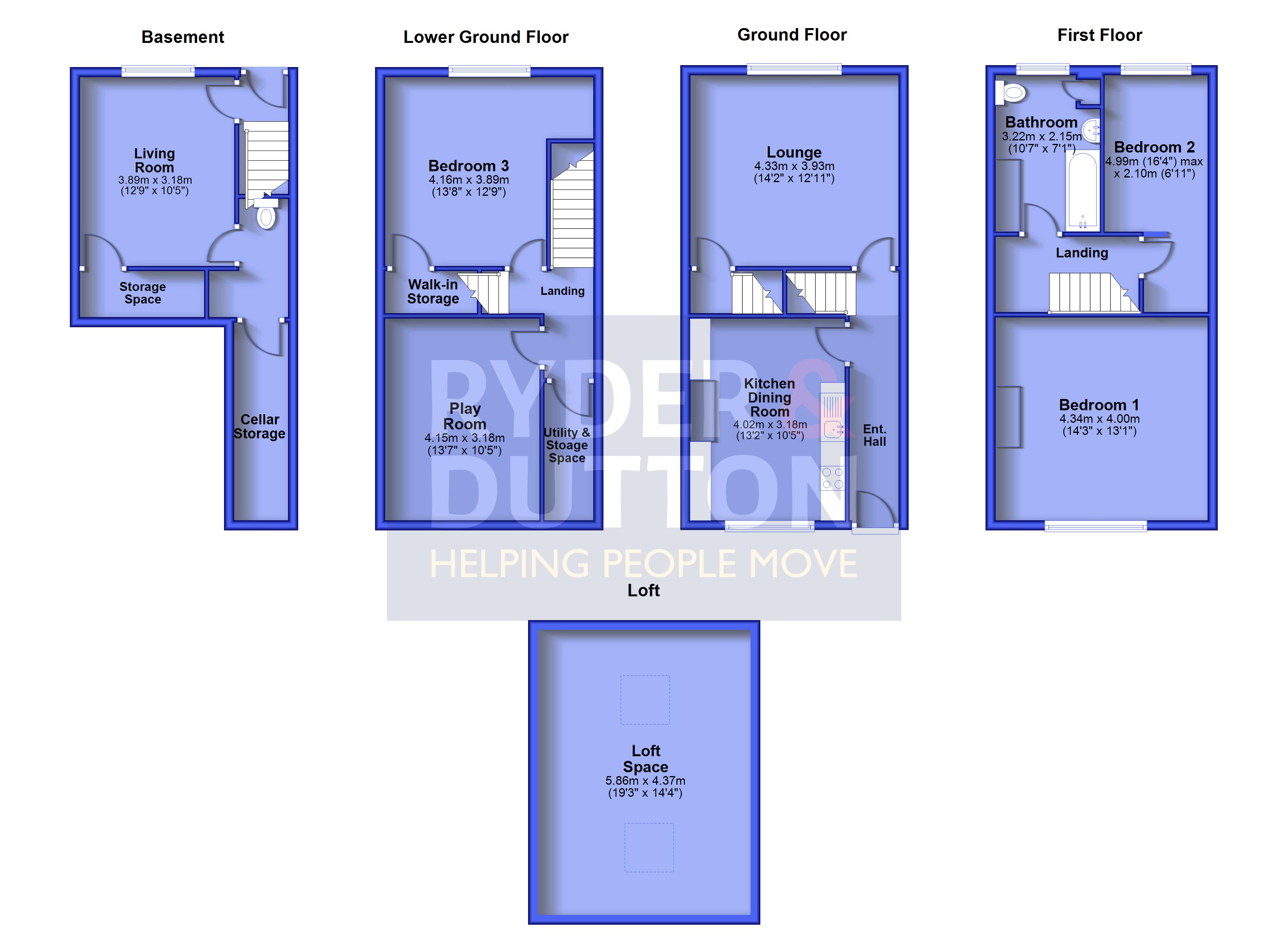 244, Blackburn Road, Rossendale floorplan