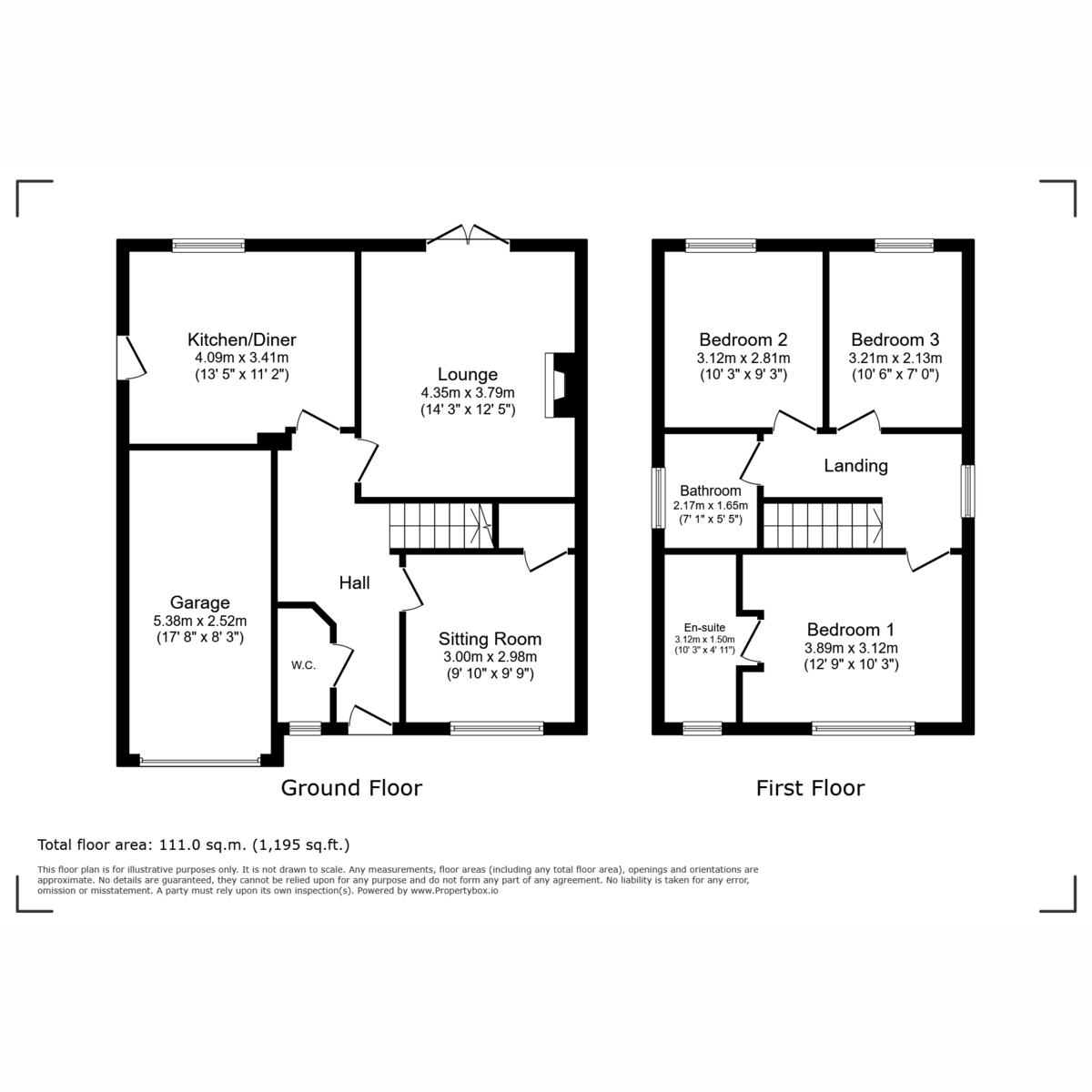 135, Gwel Y Llan, Caernarfon floorplan