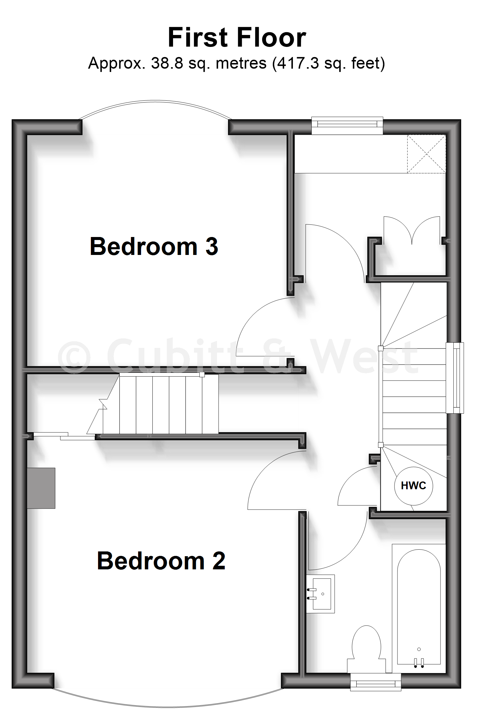 5, Sackville Close, Lewes floorplan