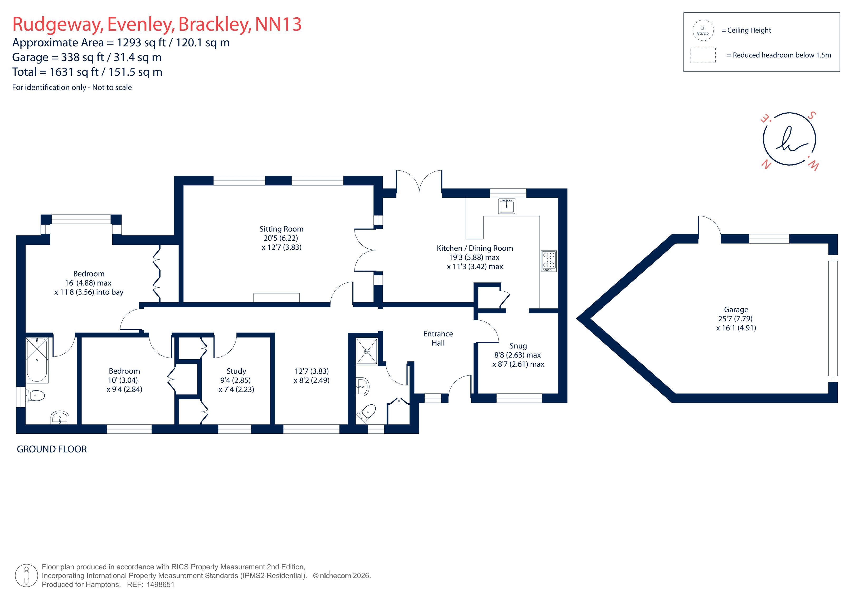 7, Rudgeway, Evenley floorplan