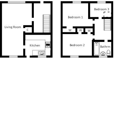 3 Bedrooms End terrace house for sale in 66 Willow Drive, Girvan KA26