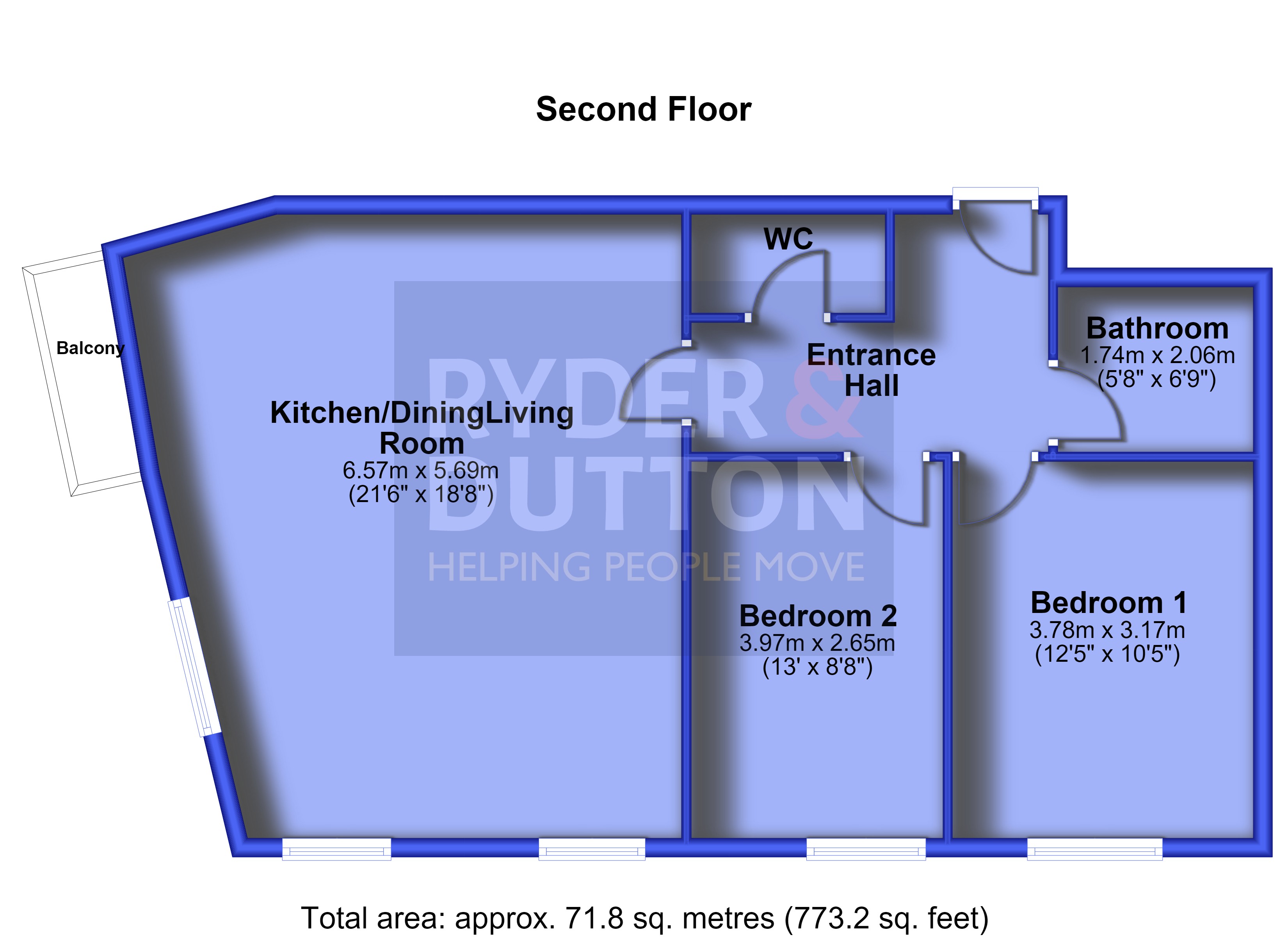 Apartment 21, Mill West,, West Street, West Yorkshire floorplan