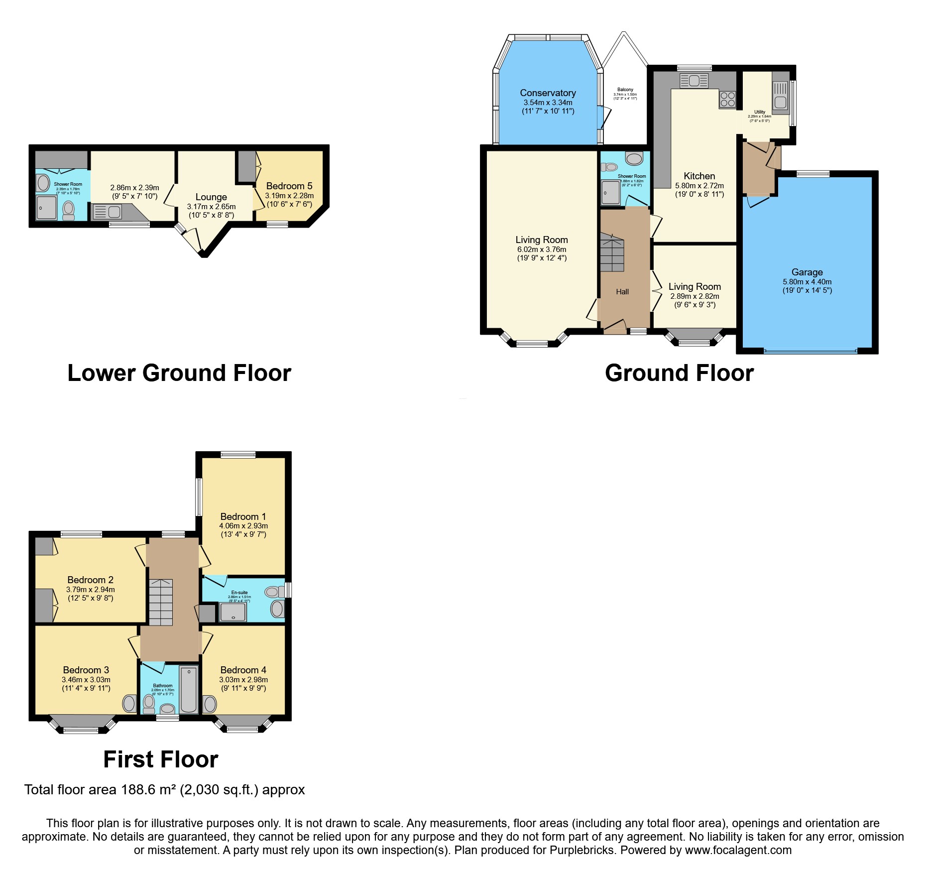 17, Fox Hill Drive, Stalybridge floorplan