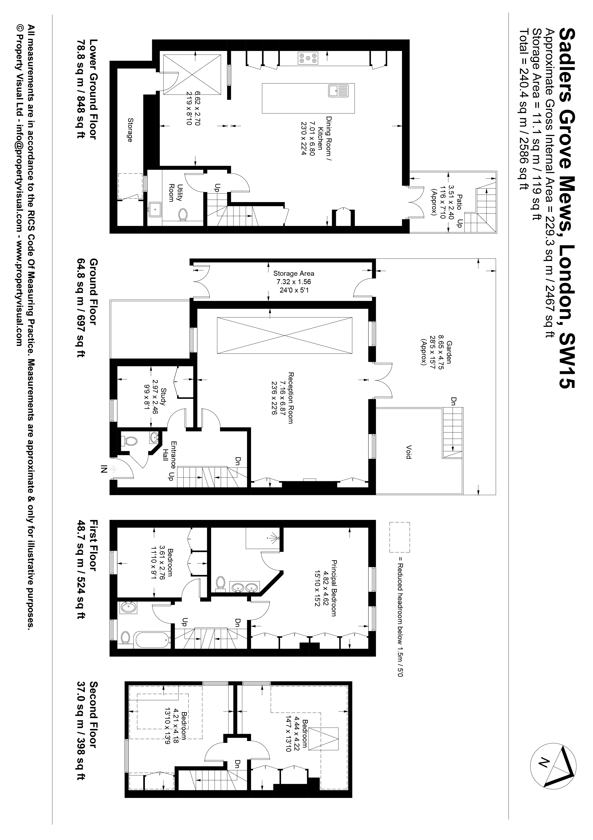 6, Sadlers Gate Mews, Putney floorplan