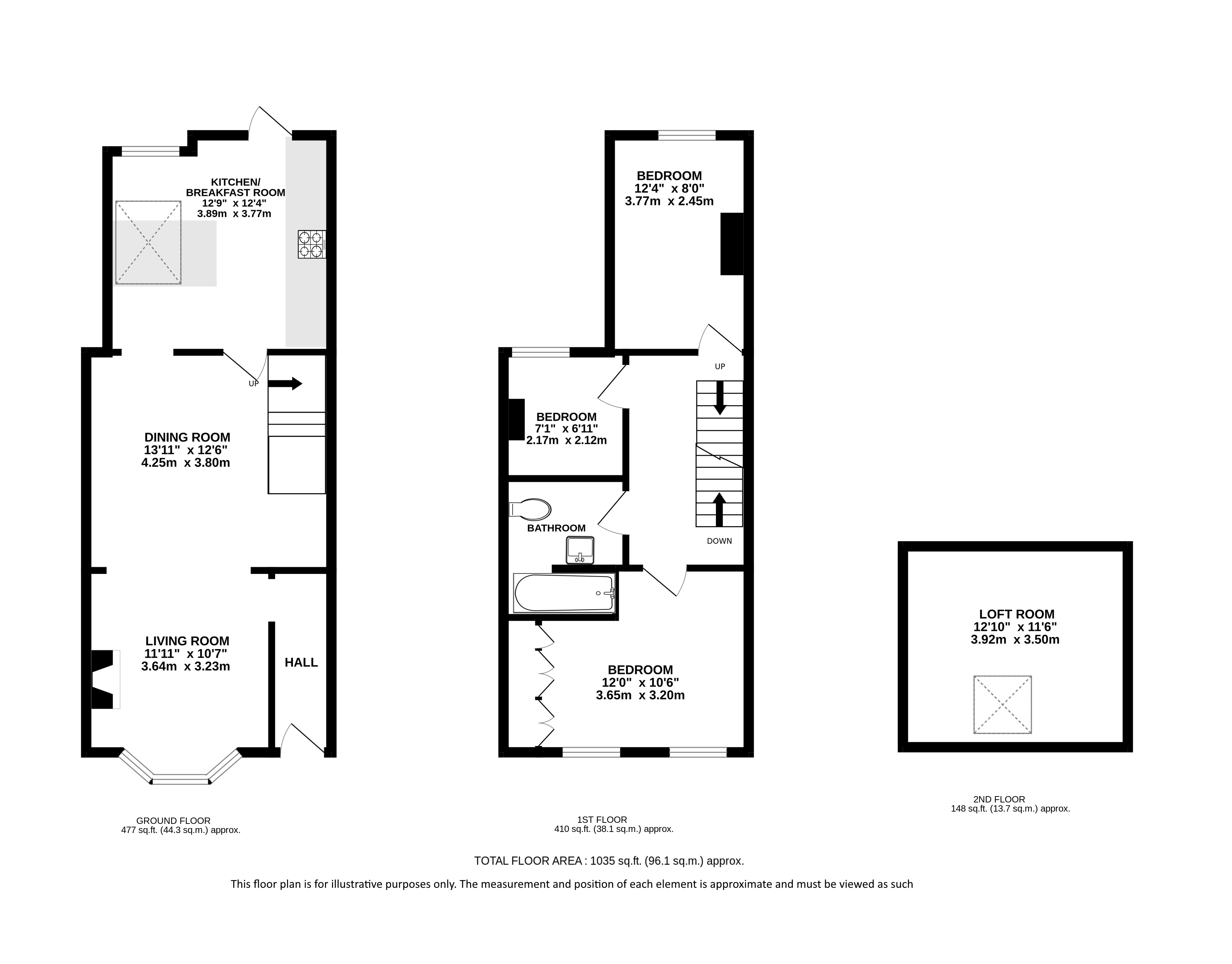 33, Burnham Road, St. Albans floorplan