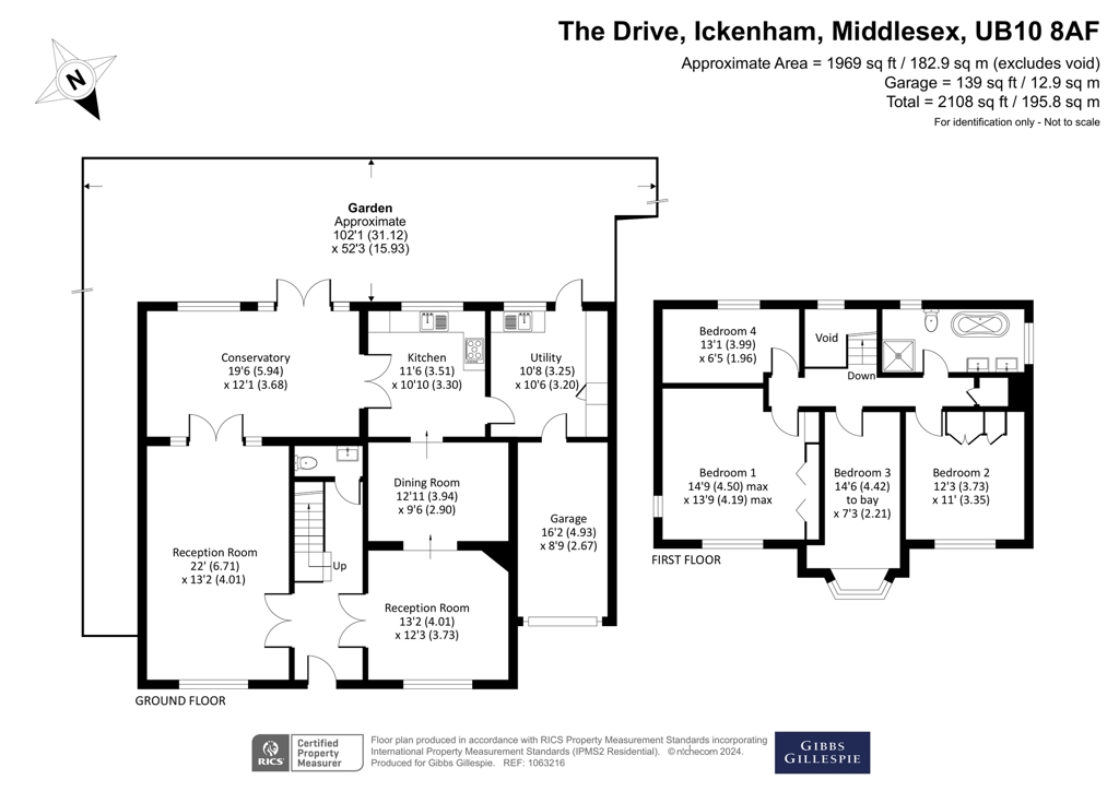 9, The Drive, Middlesex floorplan