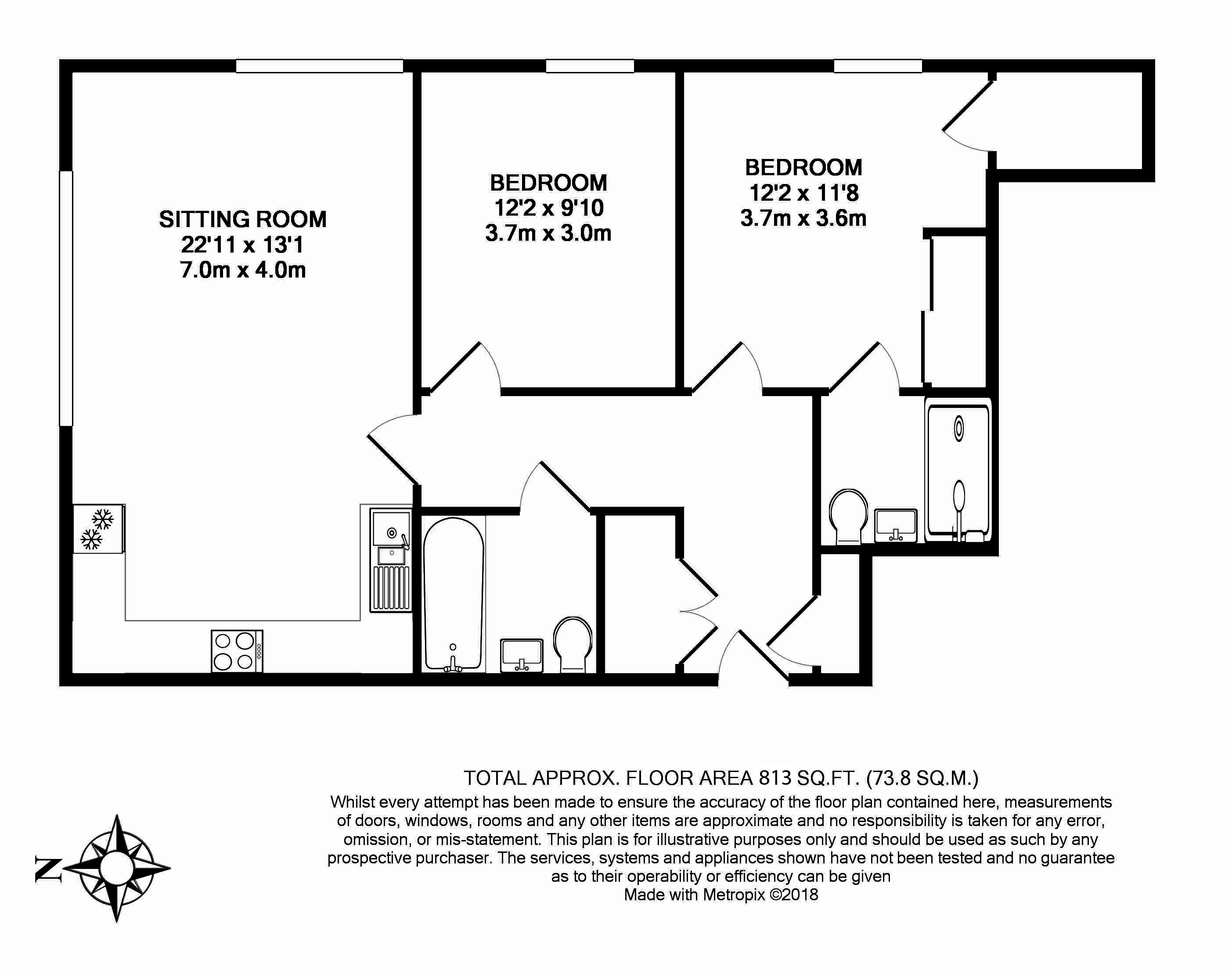 2 Bedrooms Flat for sale in Percy Terrace, Bath BA2