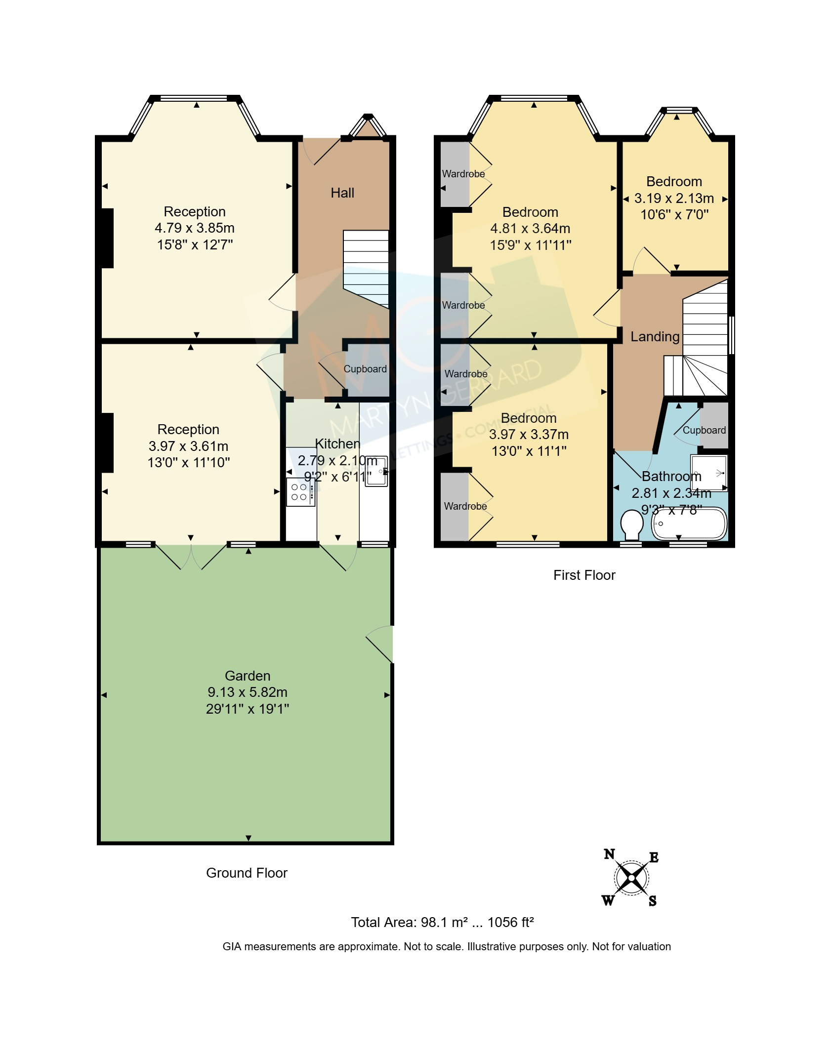 9, Elm Gardens, London floorplan