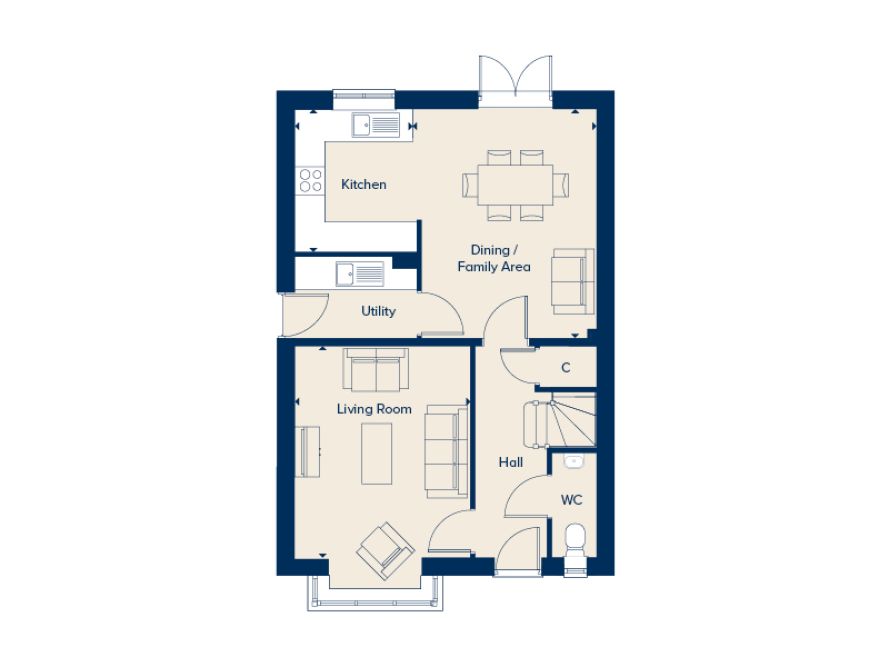 34, Land West Of Station Road, Hailsham floorplan
