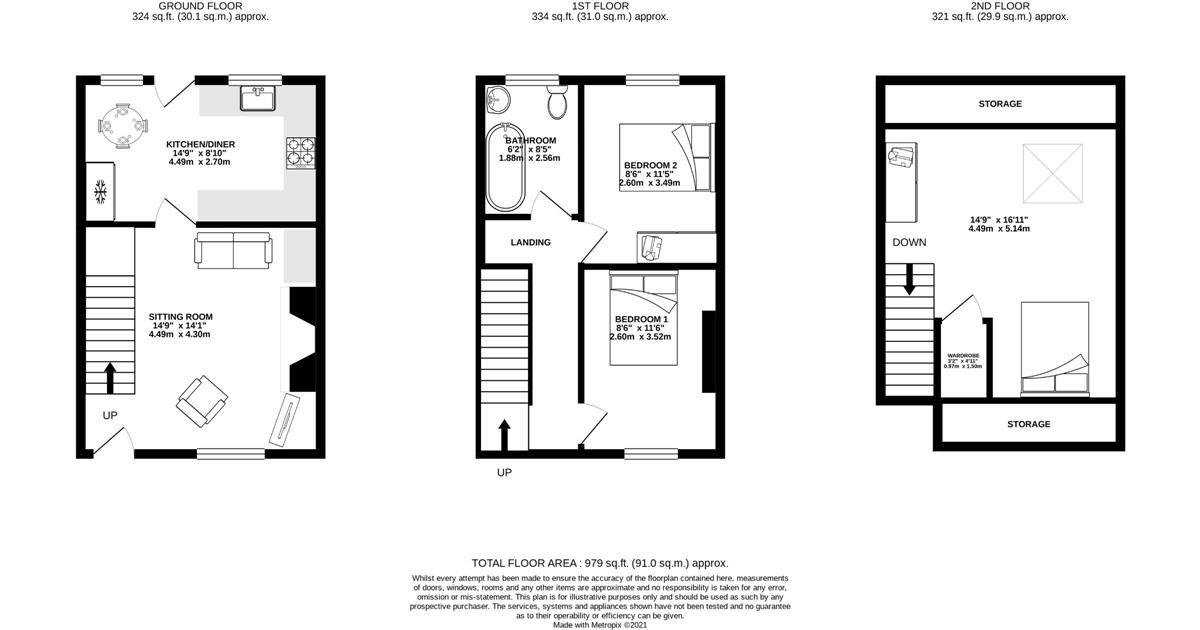 Elm Park Terrace, Shotley Bridge, Consett DH8, 2 bedroom terraced house
