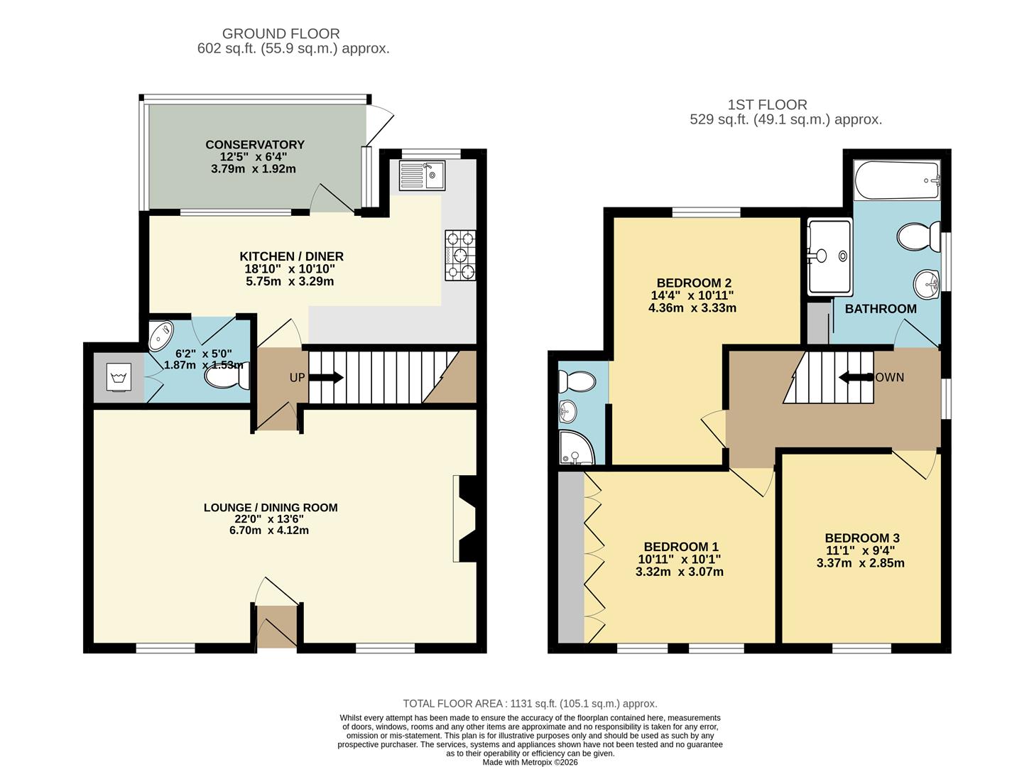 Le Grove Cottage, 131, Milton Street, Brixham floorplan