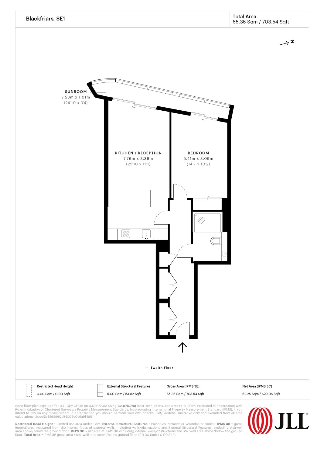 1 Bedrooms Flat to rent in One Blackfriars, Blackfriars Road, London SE1