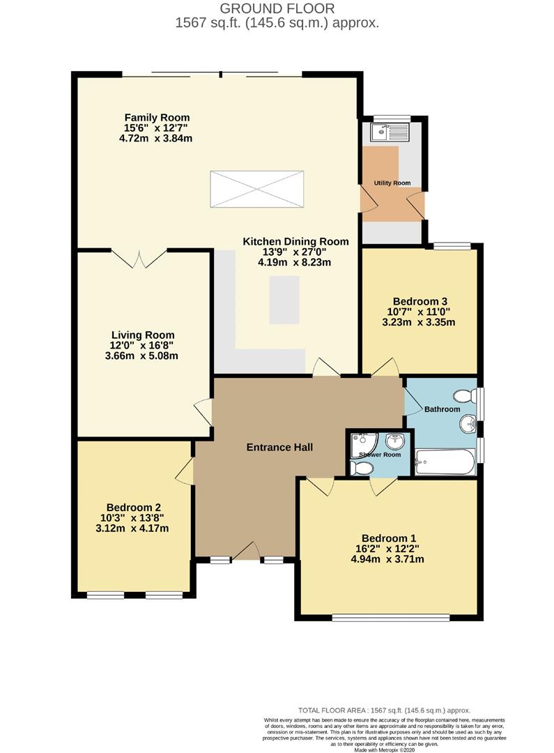 7, Fenleigh Close, Barton On Sea floorplan