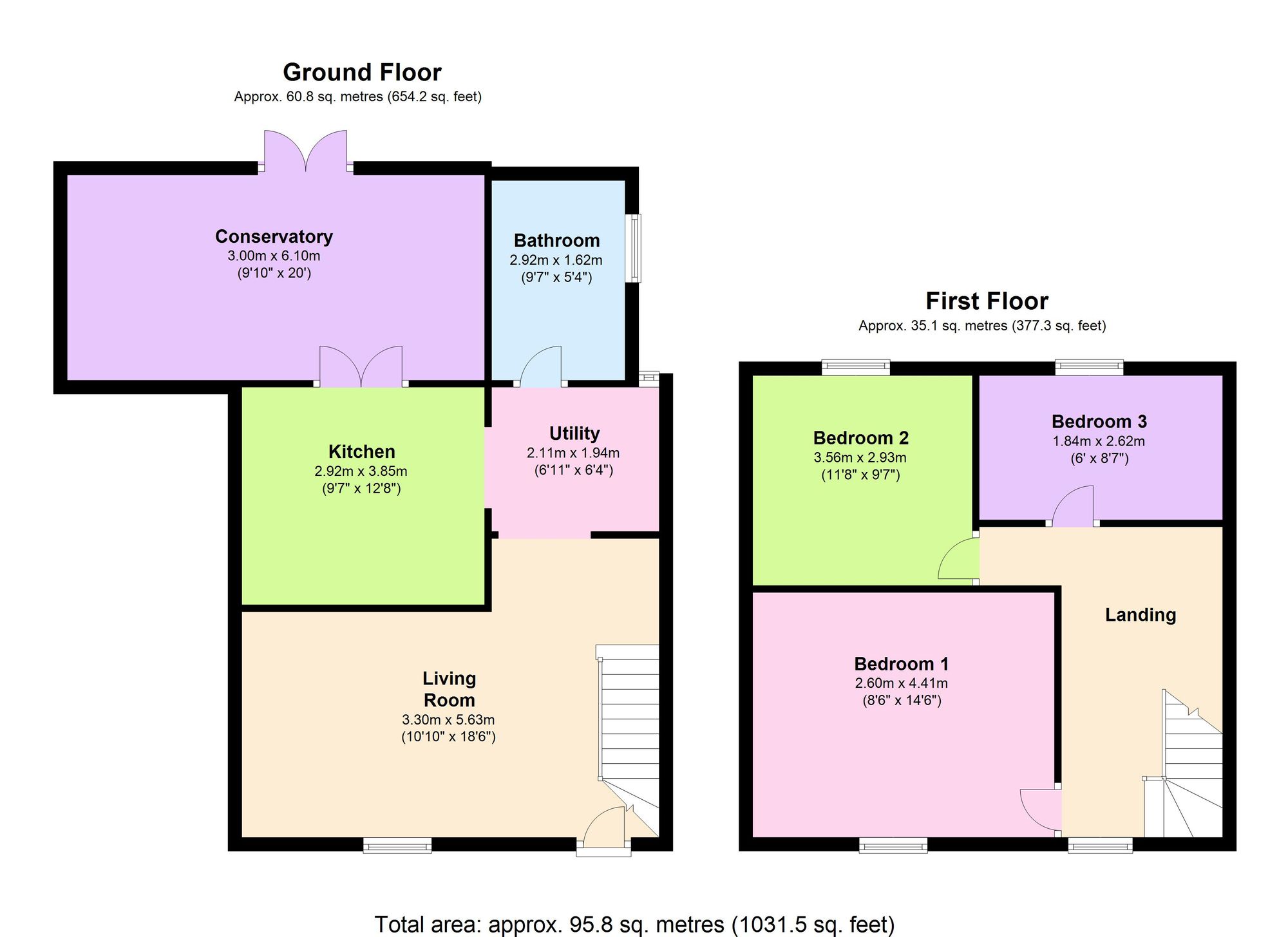 6 Mill Cottages, Exeter floorplan