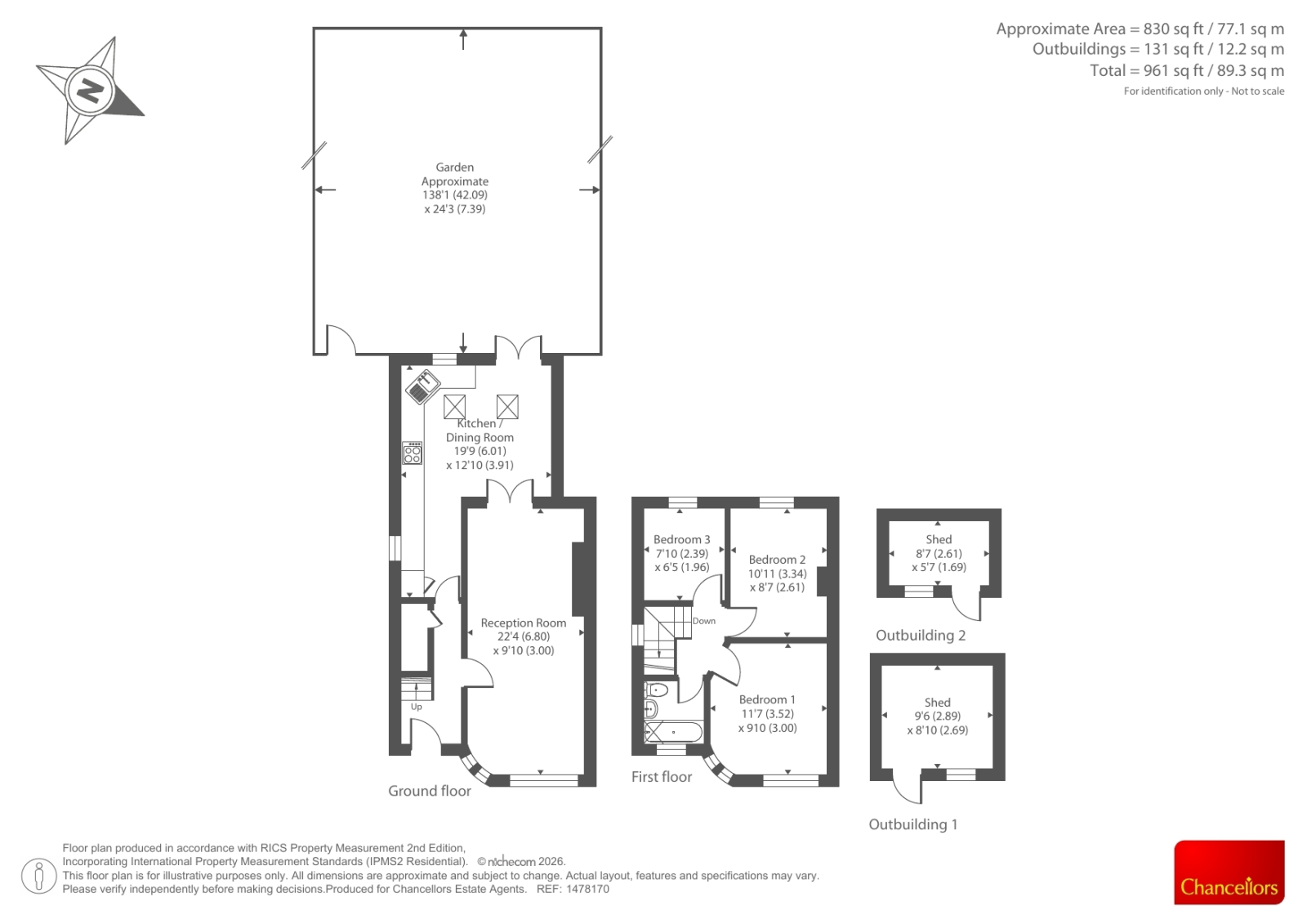 25, Cope Close, Oxford floorplan