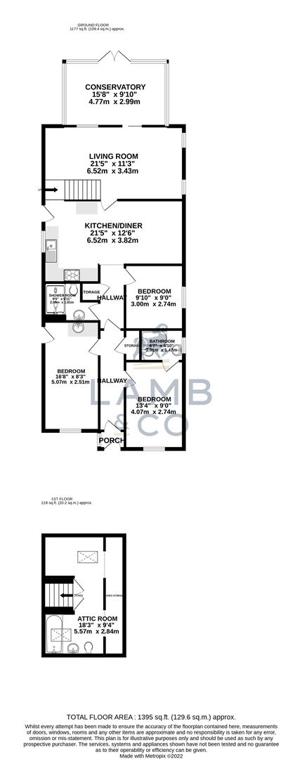 36, St. Clairs Road, St. Osyth floorplan