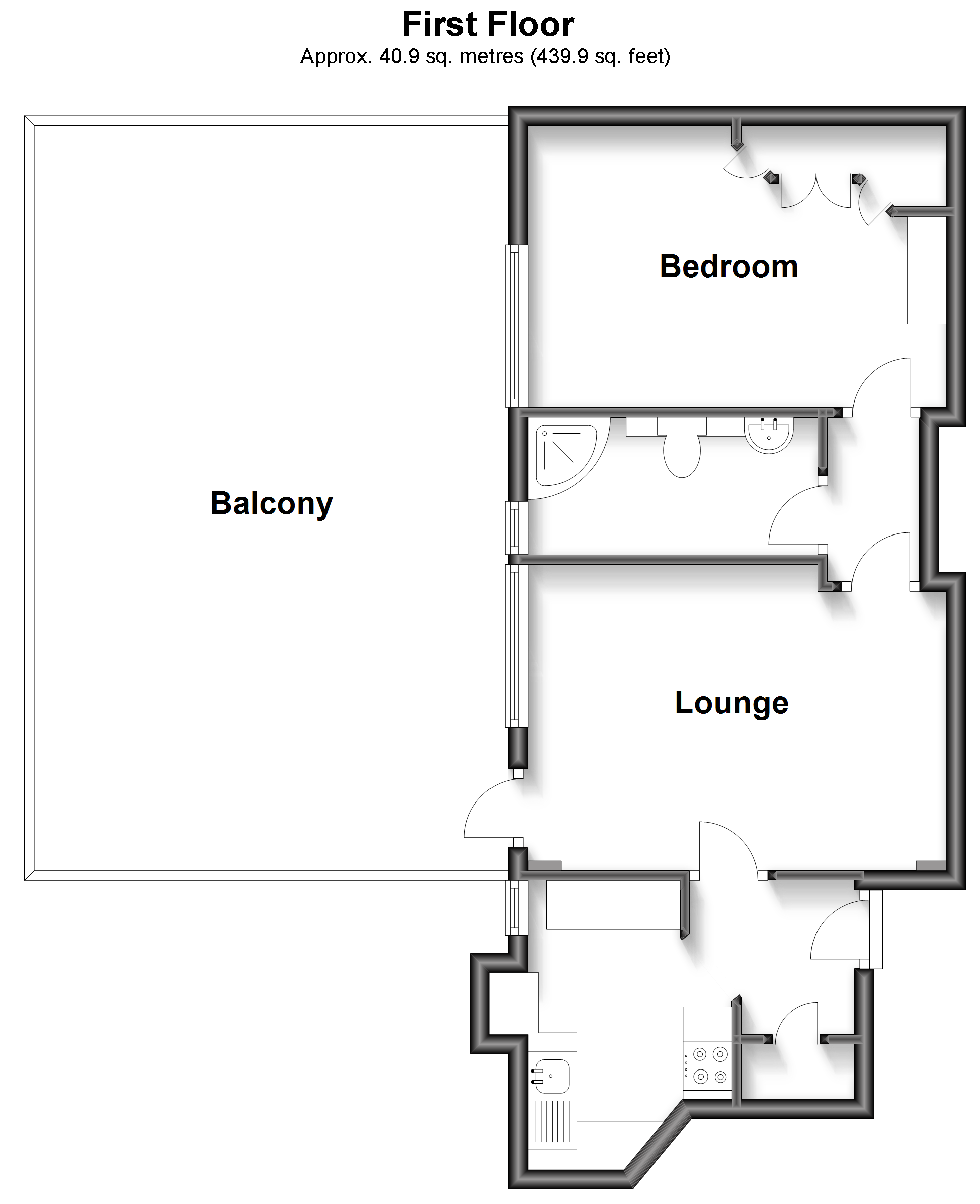 Kingsgate Castle, Joss Gap Road, Broadstairs floorplan