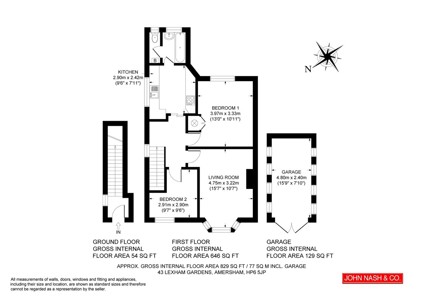 43, Lexham Gardens, Amersham floorplan