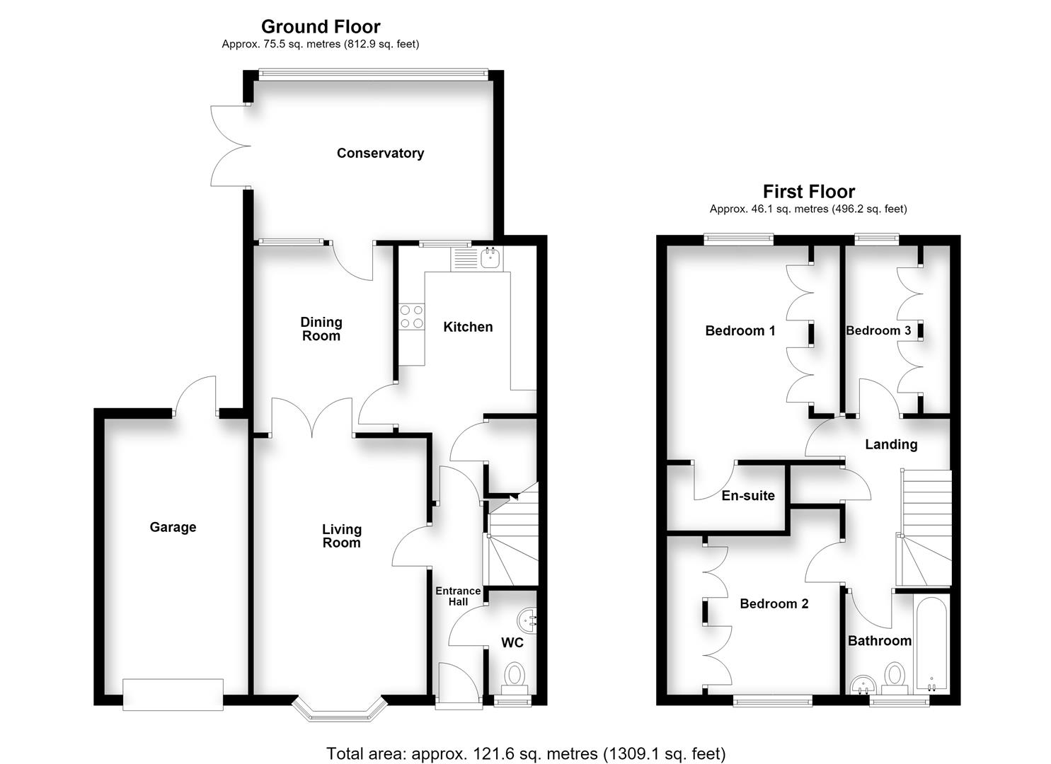 53B, Hertford Road, Stevenage floorplan