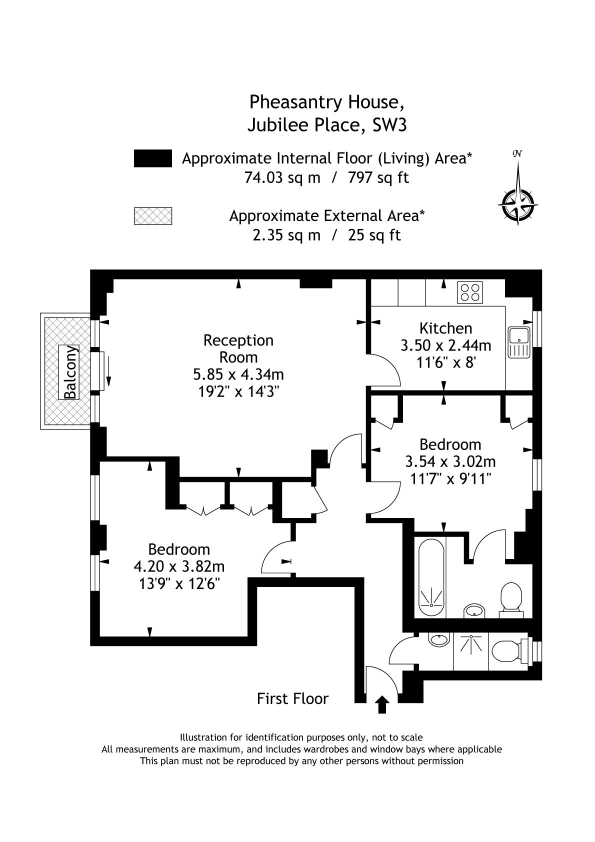 Jubilee Place, London floorplan