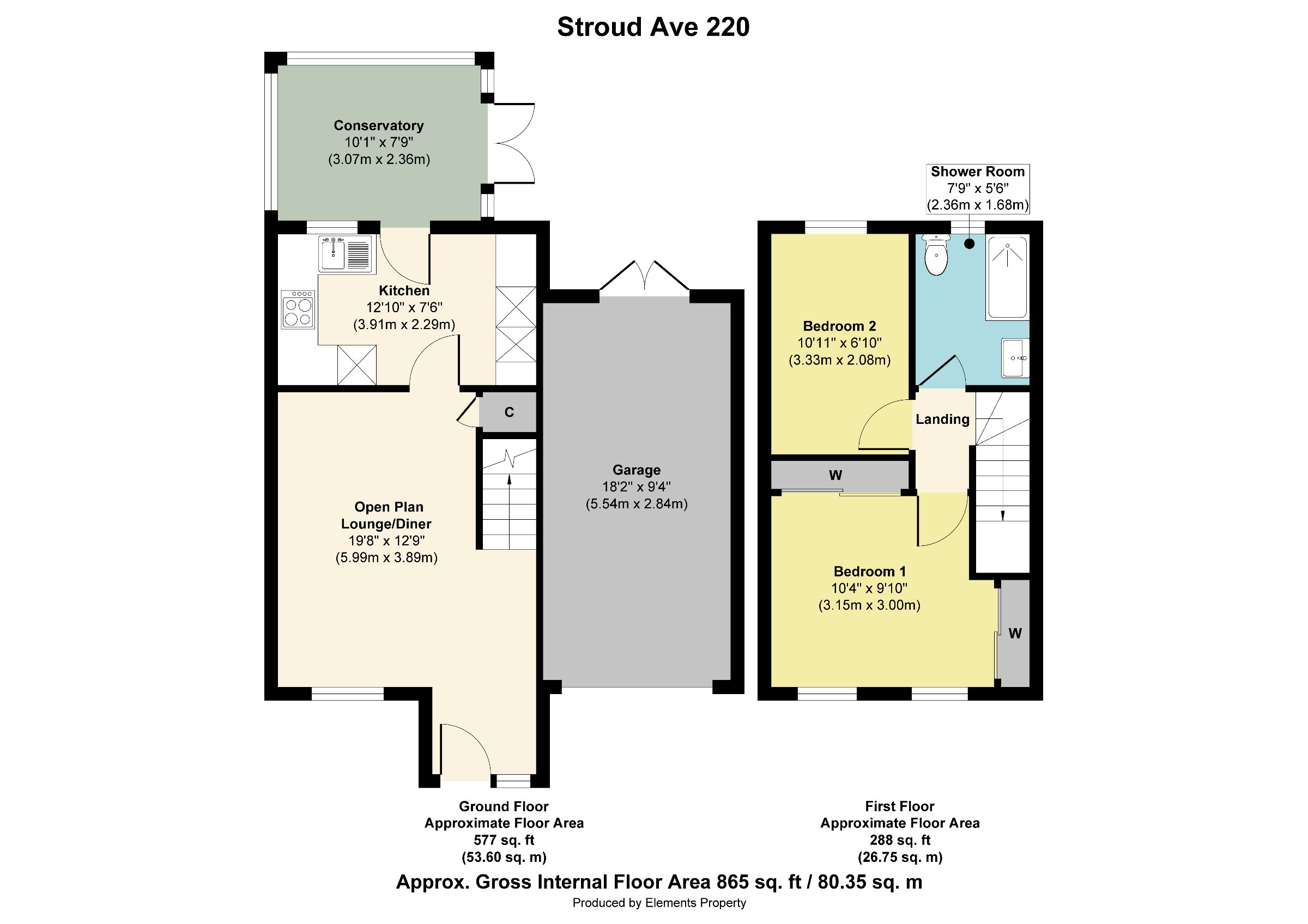 220 Stroud Avenue, Willenhall floorplan