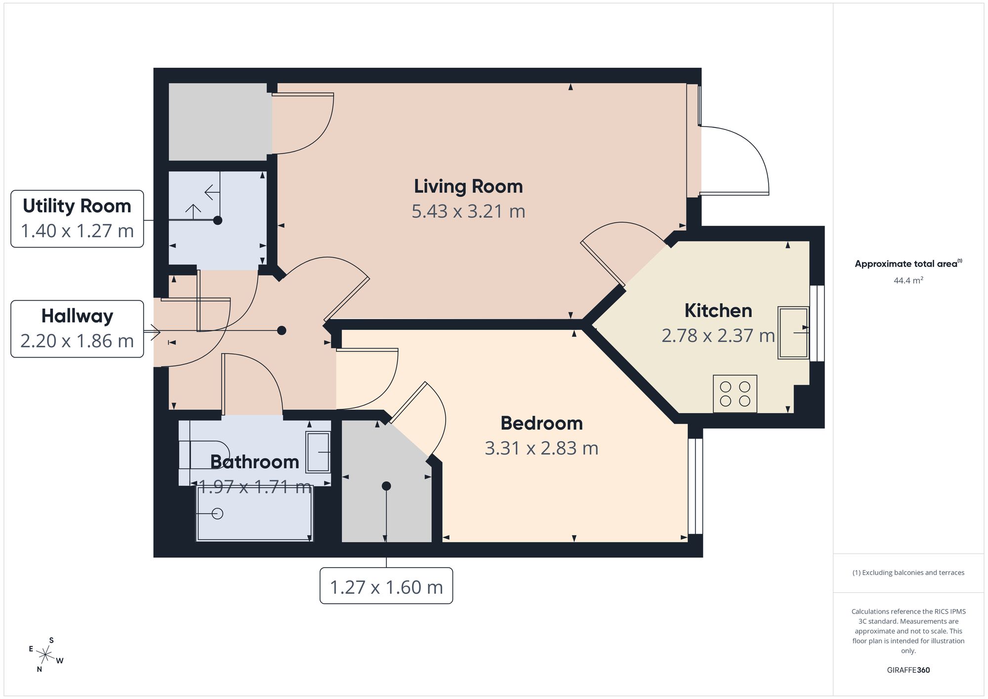 11 Seymour Court Ambleside Avenue, South Shields floorplan