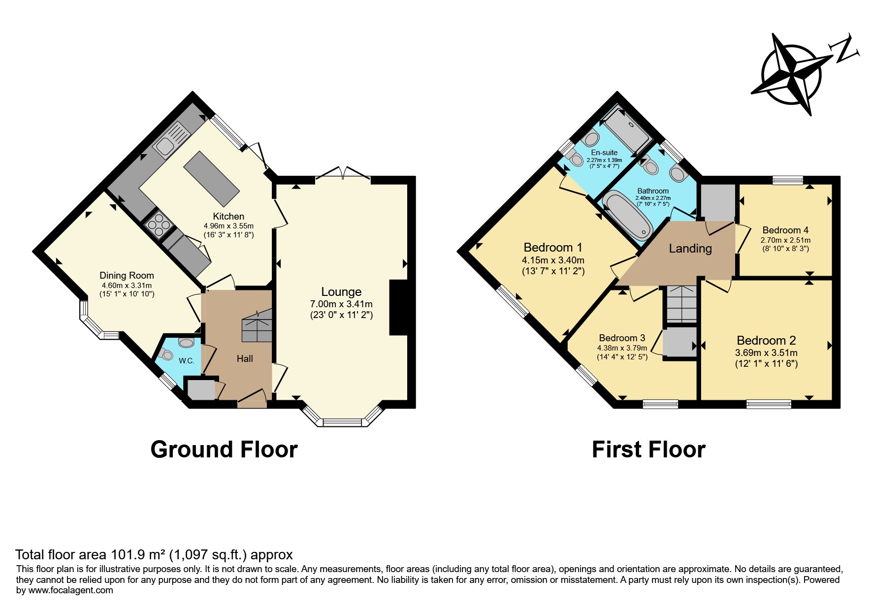 29, Glamorgan Way, Swadlincote floorplan