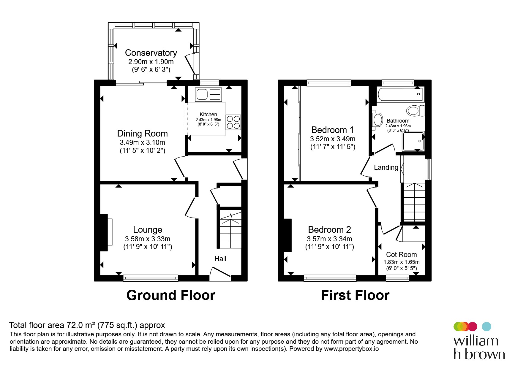 213, Rushton Road, Kettering floorplan