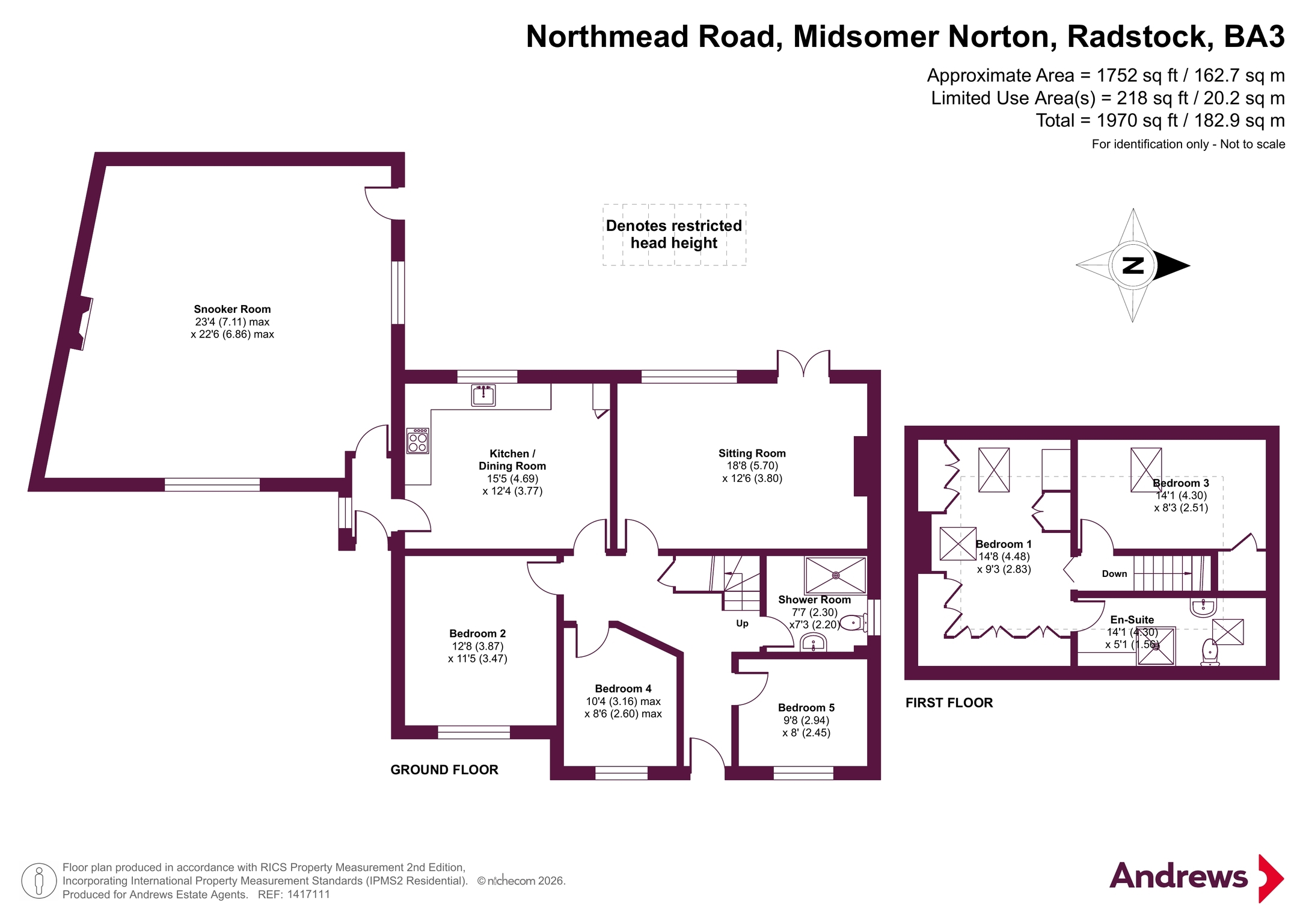 69, Northmead Road, Radstock floorplan
