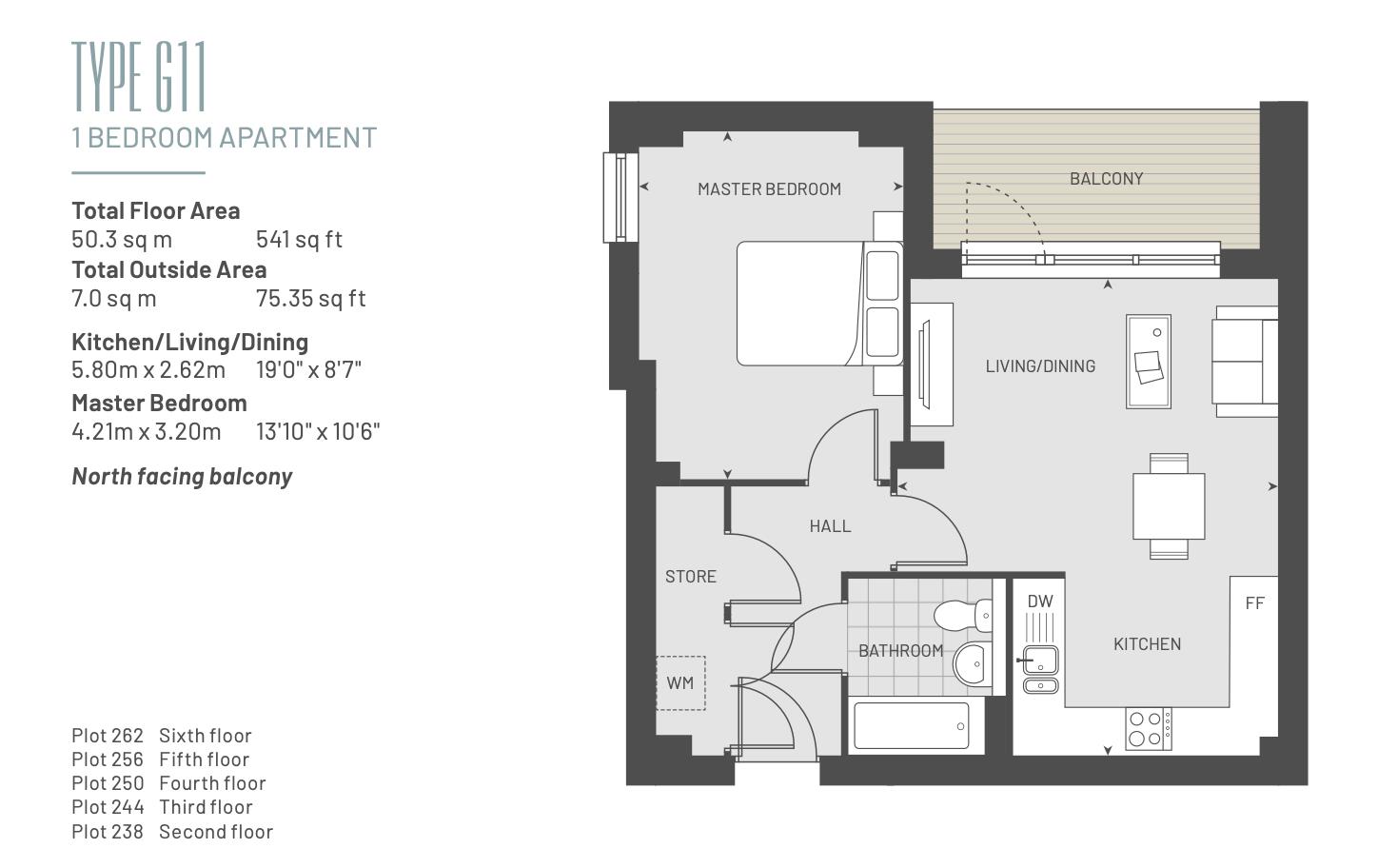 Flat 99 Mortise House, 21 Chailey Place, Middlesex floorplan