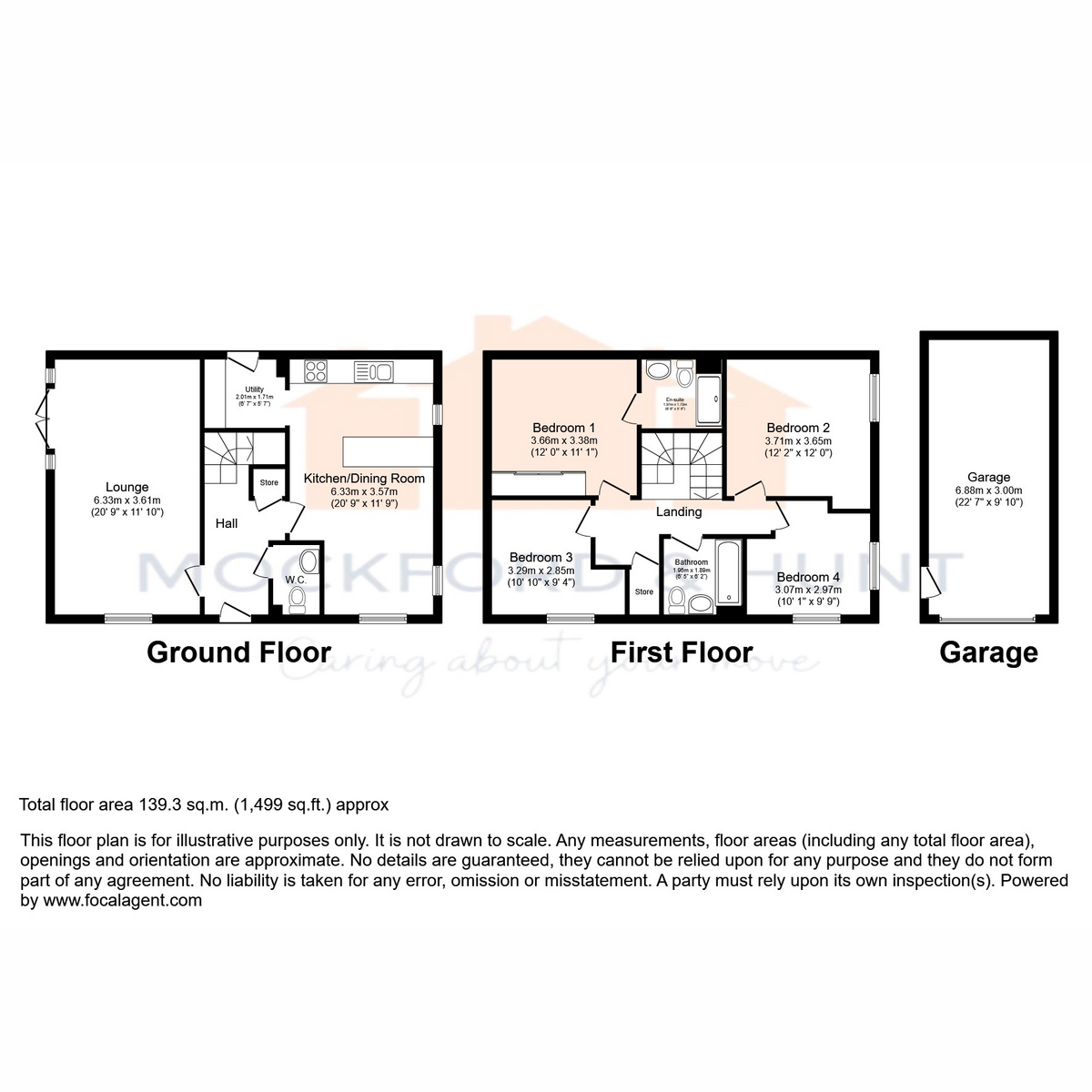 7, Bodiam Avenue, Ashford floorplan