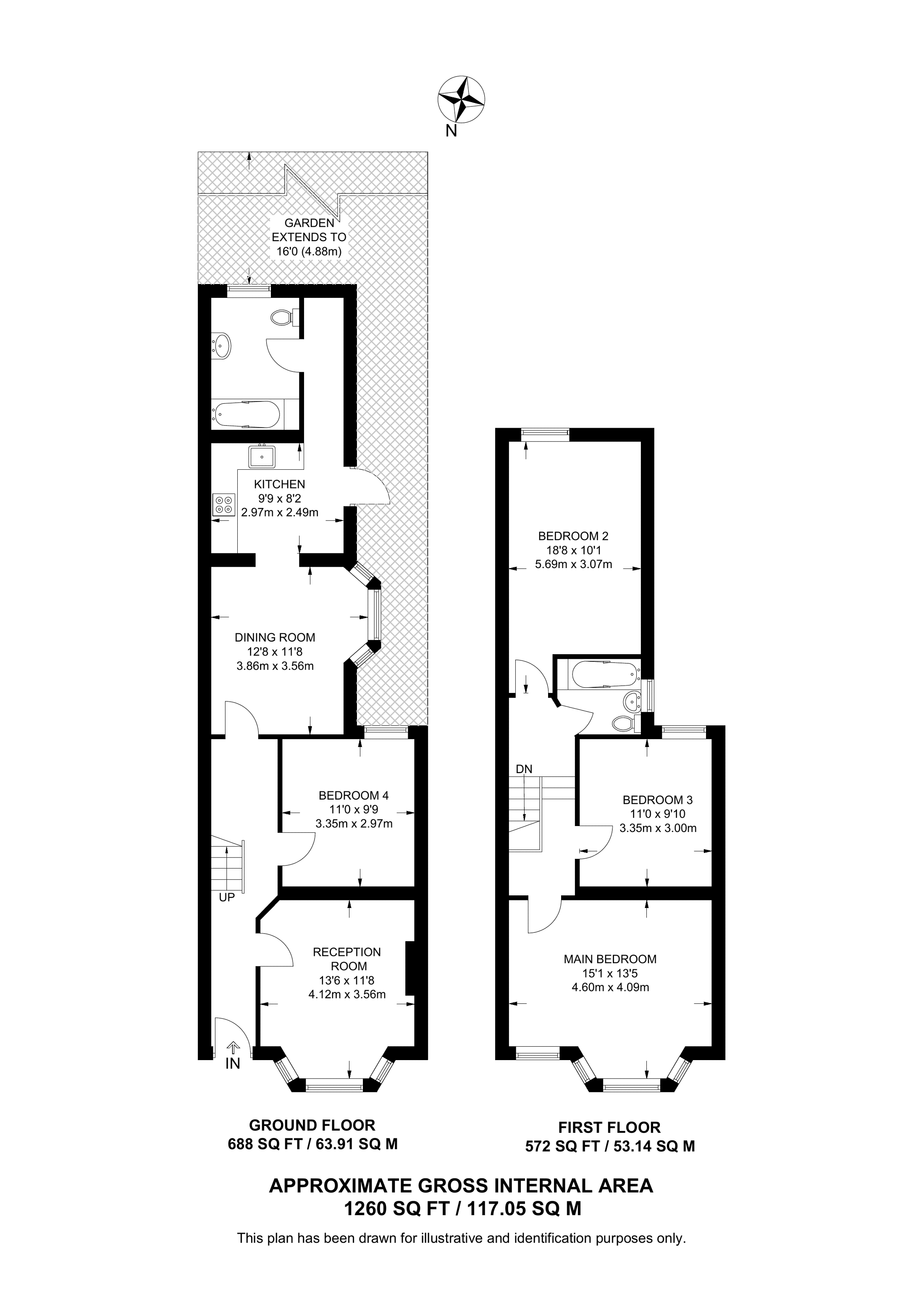 Lincoln Road E7, Forest Gate floorplan