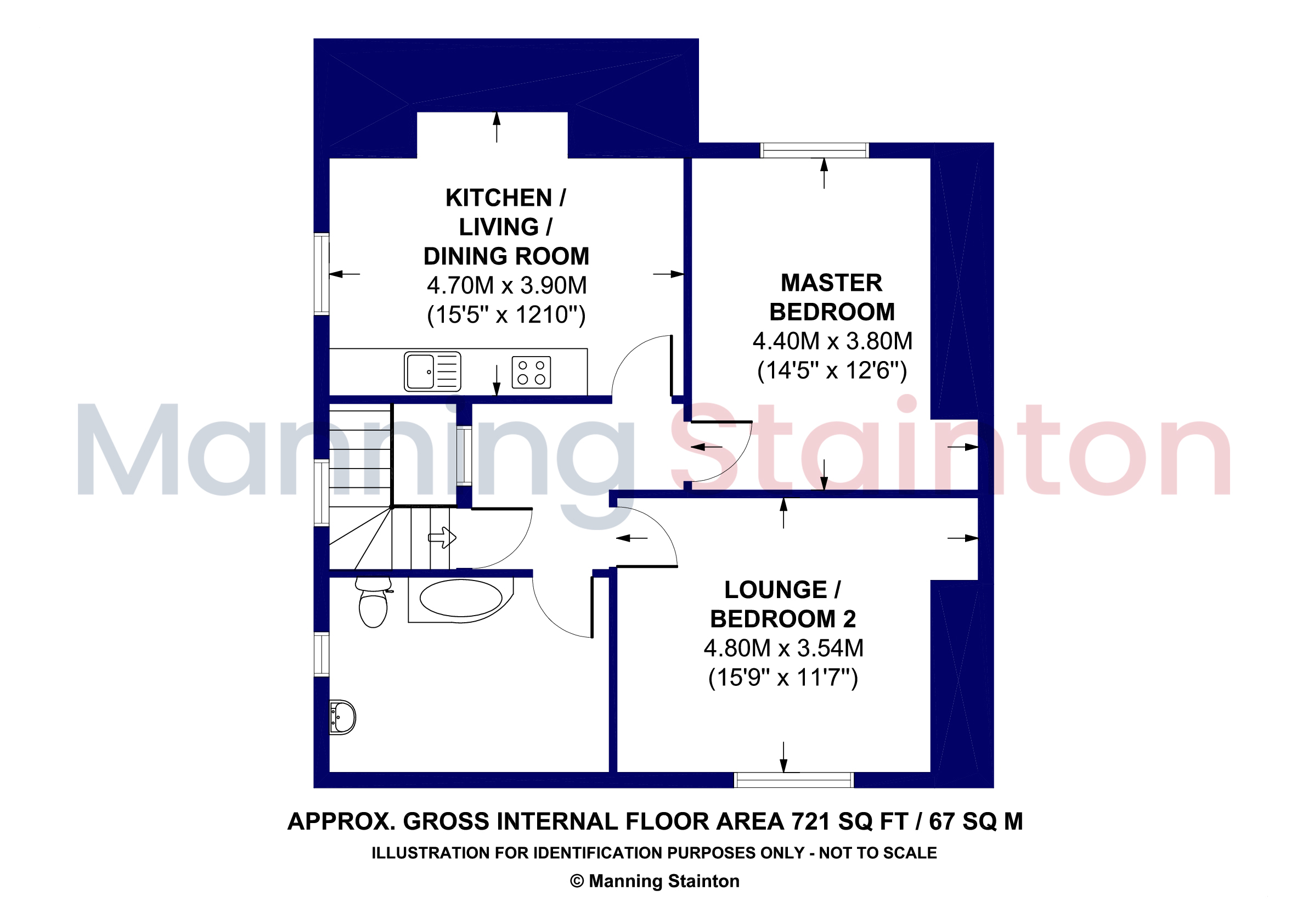 3B, Ashleigh Road, West Yorkshire floorplan
