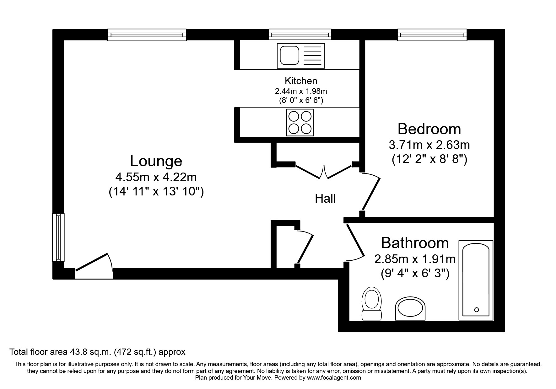 Hazelwood Court, Hazelwood Close, Hitchin, Hertfordshire SG5, 1 bedroom