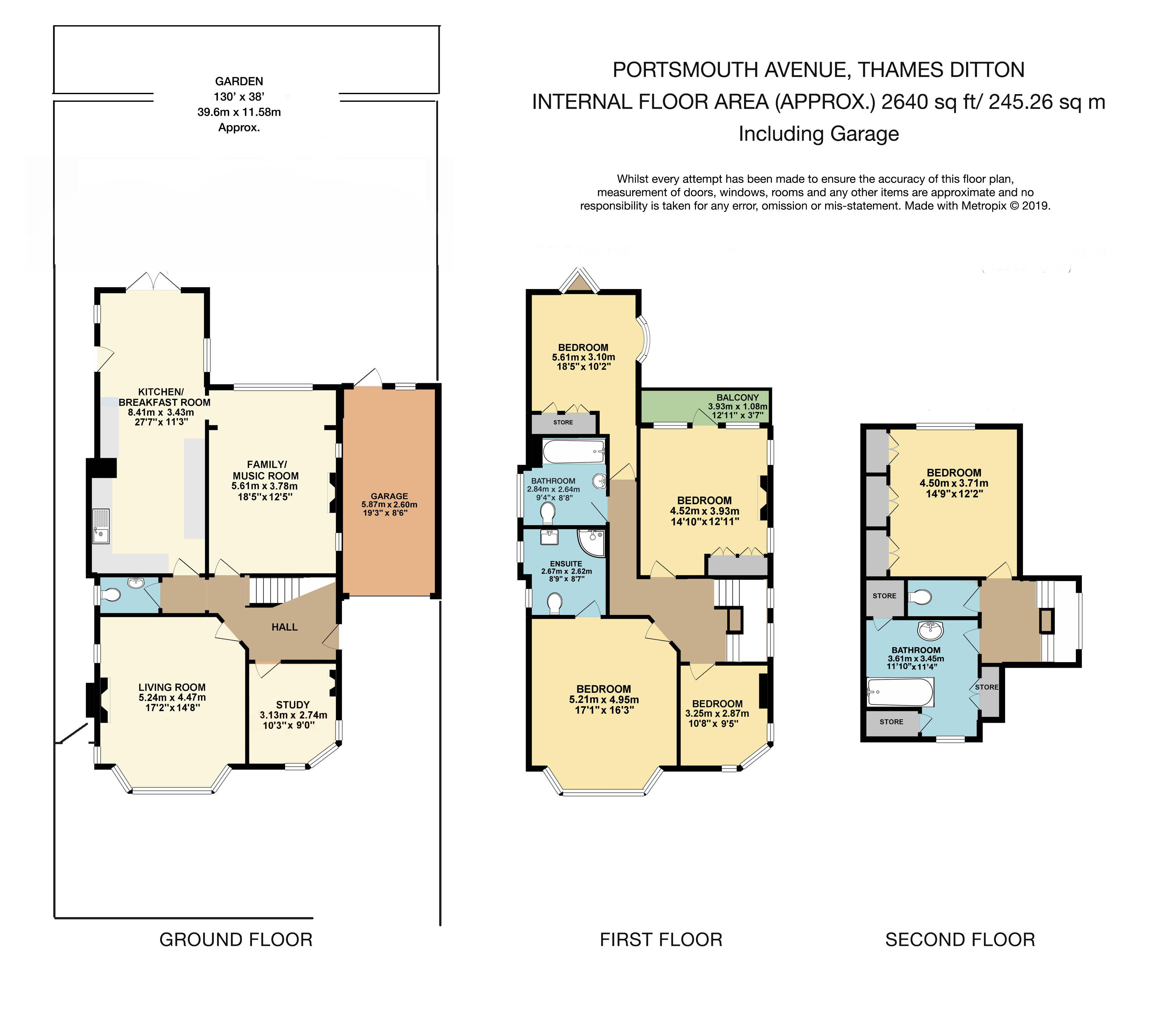 5 Bedrooms Detached house for sale in Portsmouth Avenue, Thames Ditton KT7