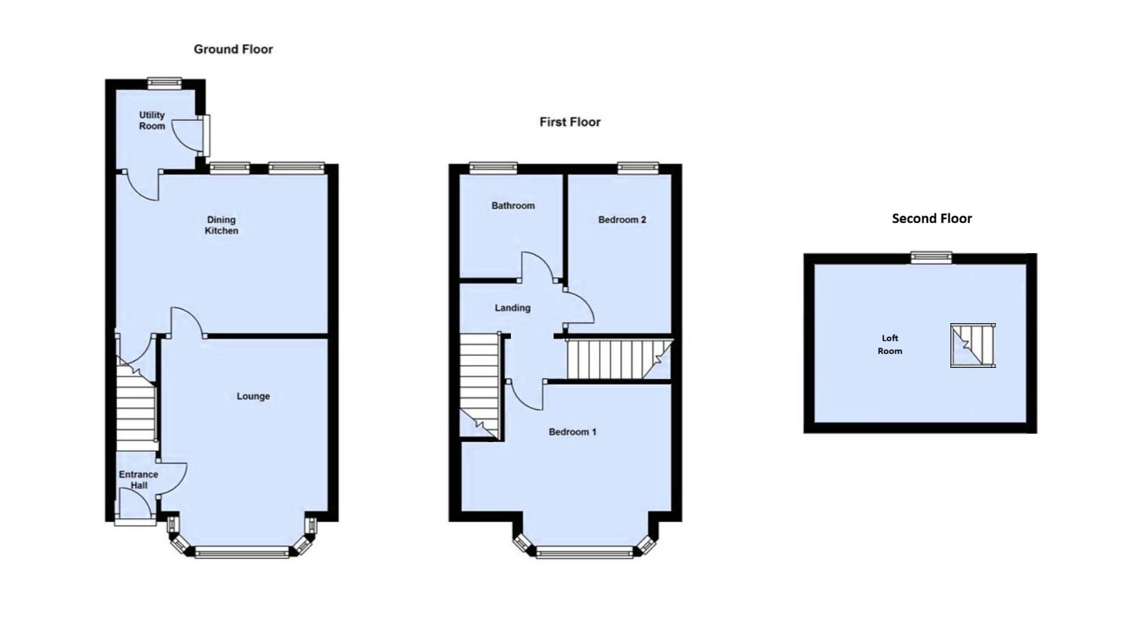 107, Common Edge Road, Blackpool floorplan