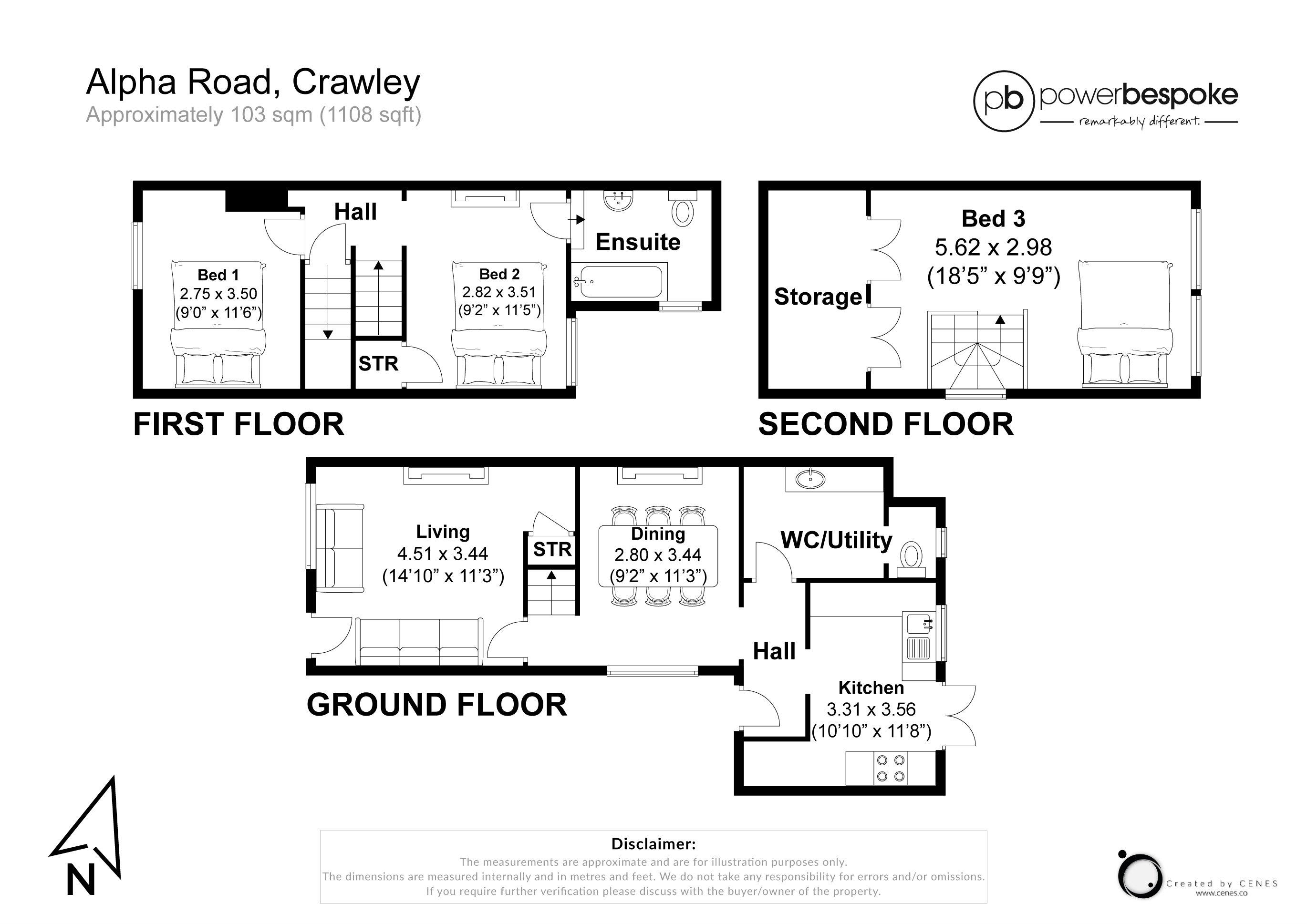 20, Alpha Road, Crawley floorplan