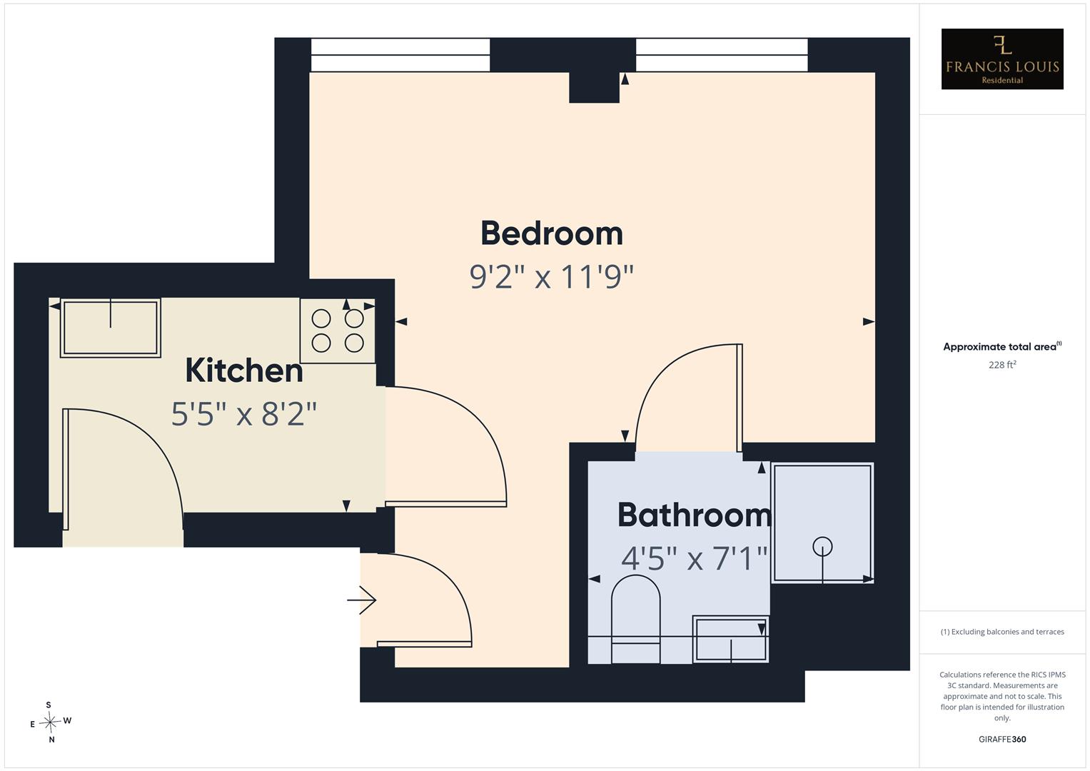 Armourers House, Flat A, Queen Charlotte Street, Bristol floorplan