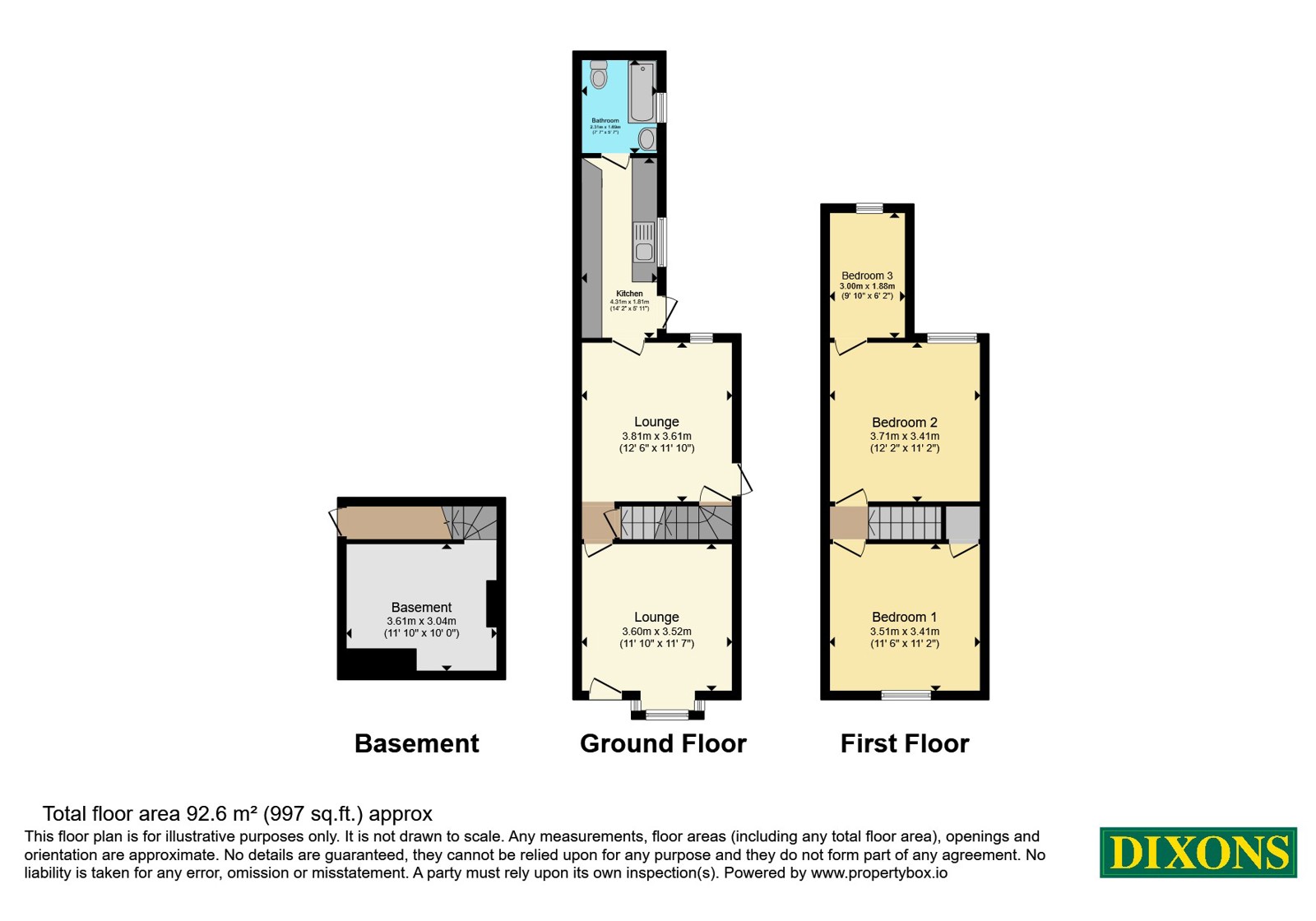 33, West Heath Road, Birmingham floorplan